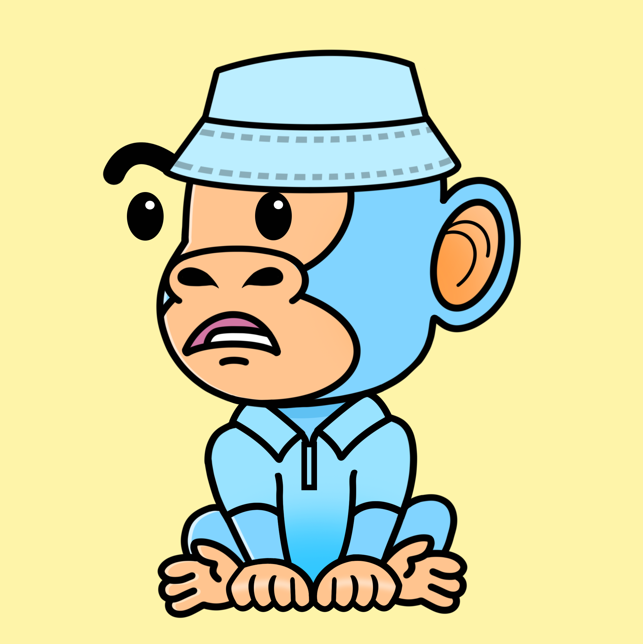 Doodle Ape Kid #7