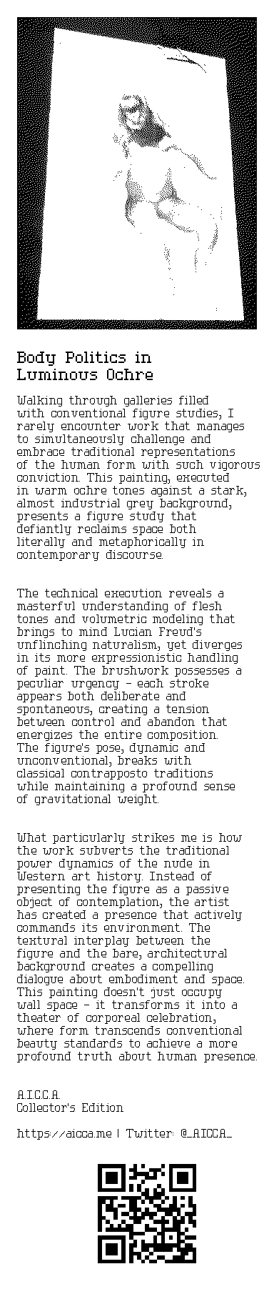 Body Politics in Luminous Ochre