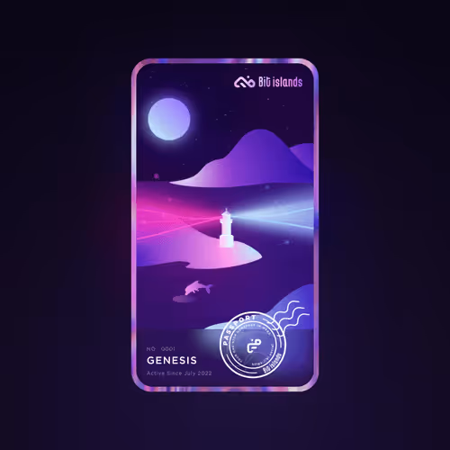 Bit islands Genesis Passport #731
