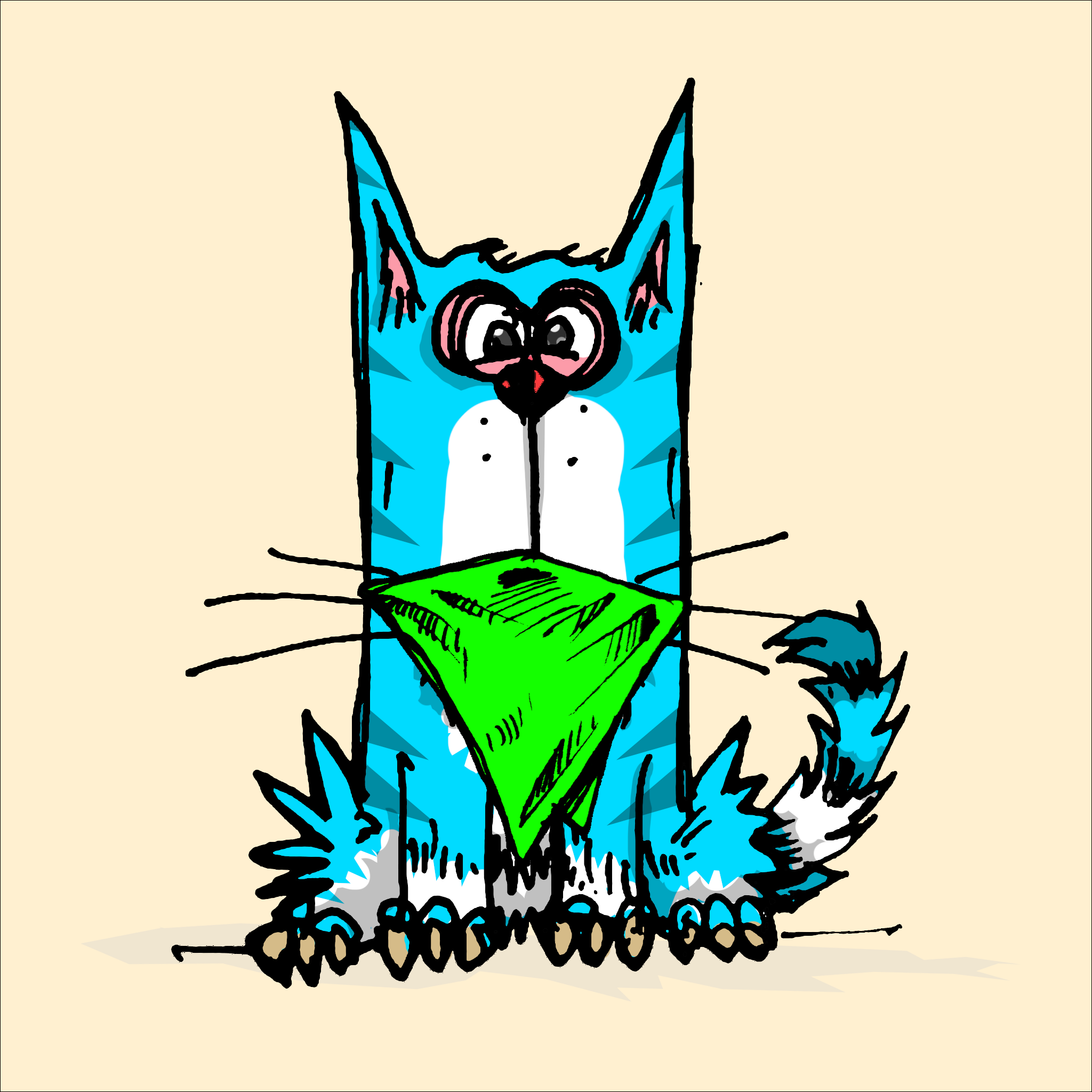 My Scruffy Cat 1013