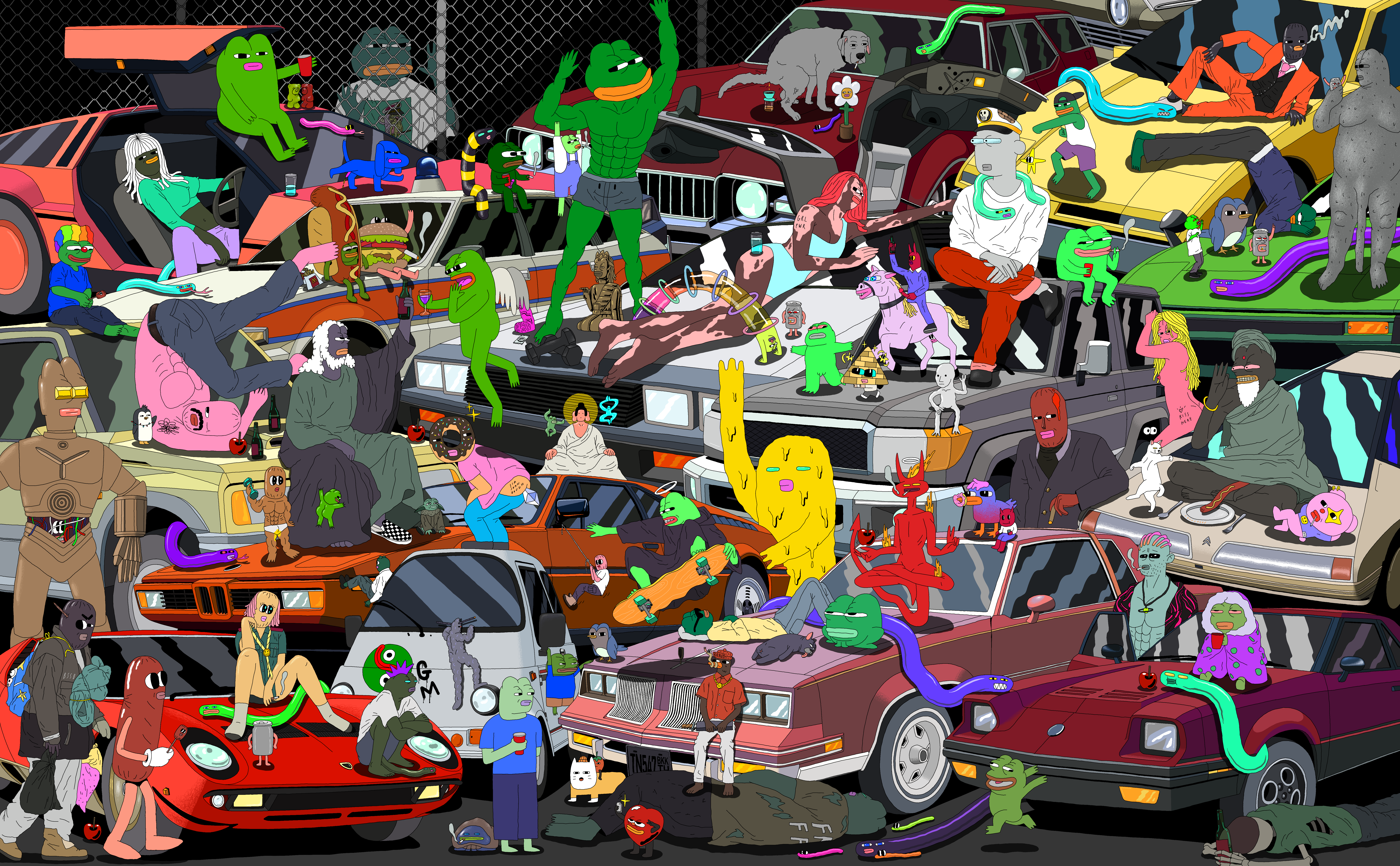 Saturday Night Parking in The Metaverse