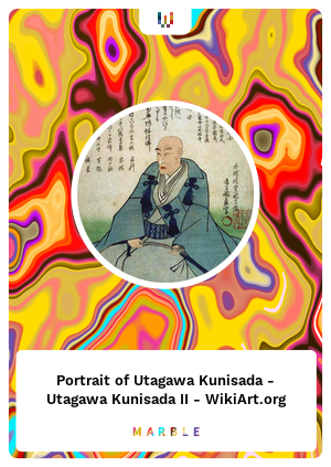 Portrait of Utagawa Kunisada - Utagawa Kunisada II - WikiArt.org