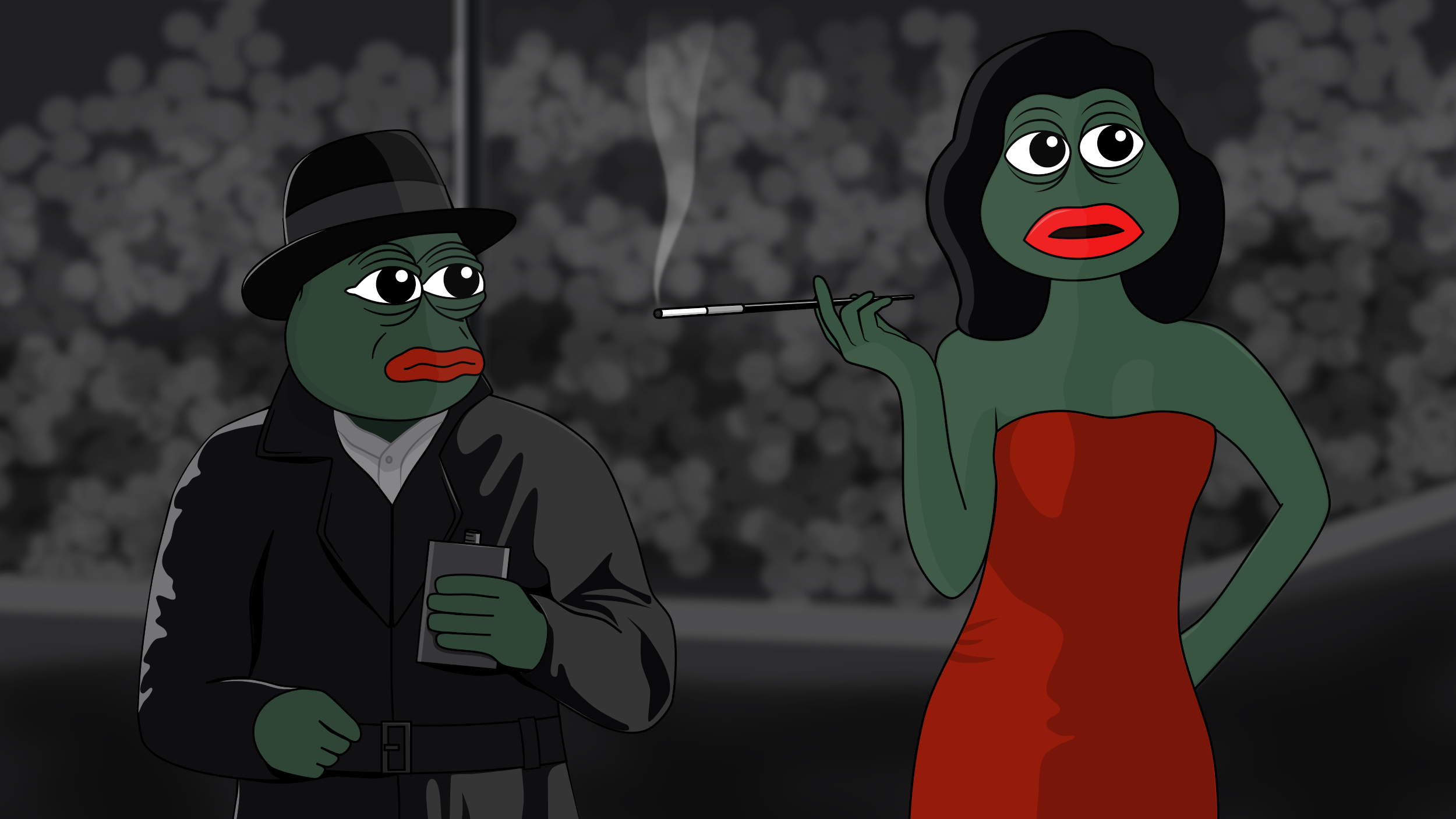Noir Detective Pepe