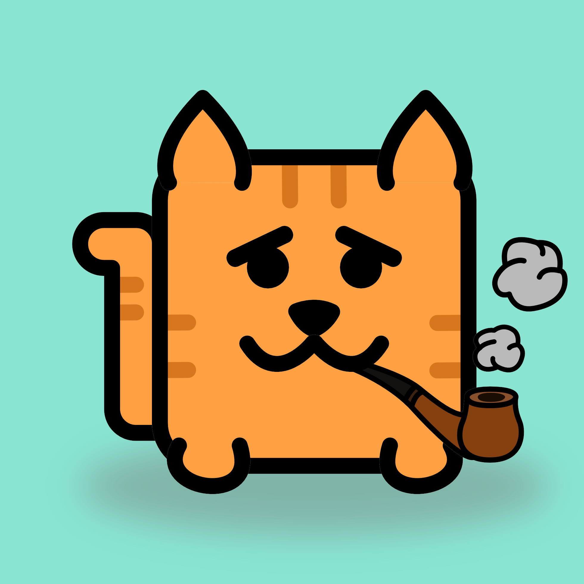 Square Cat #348