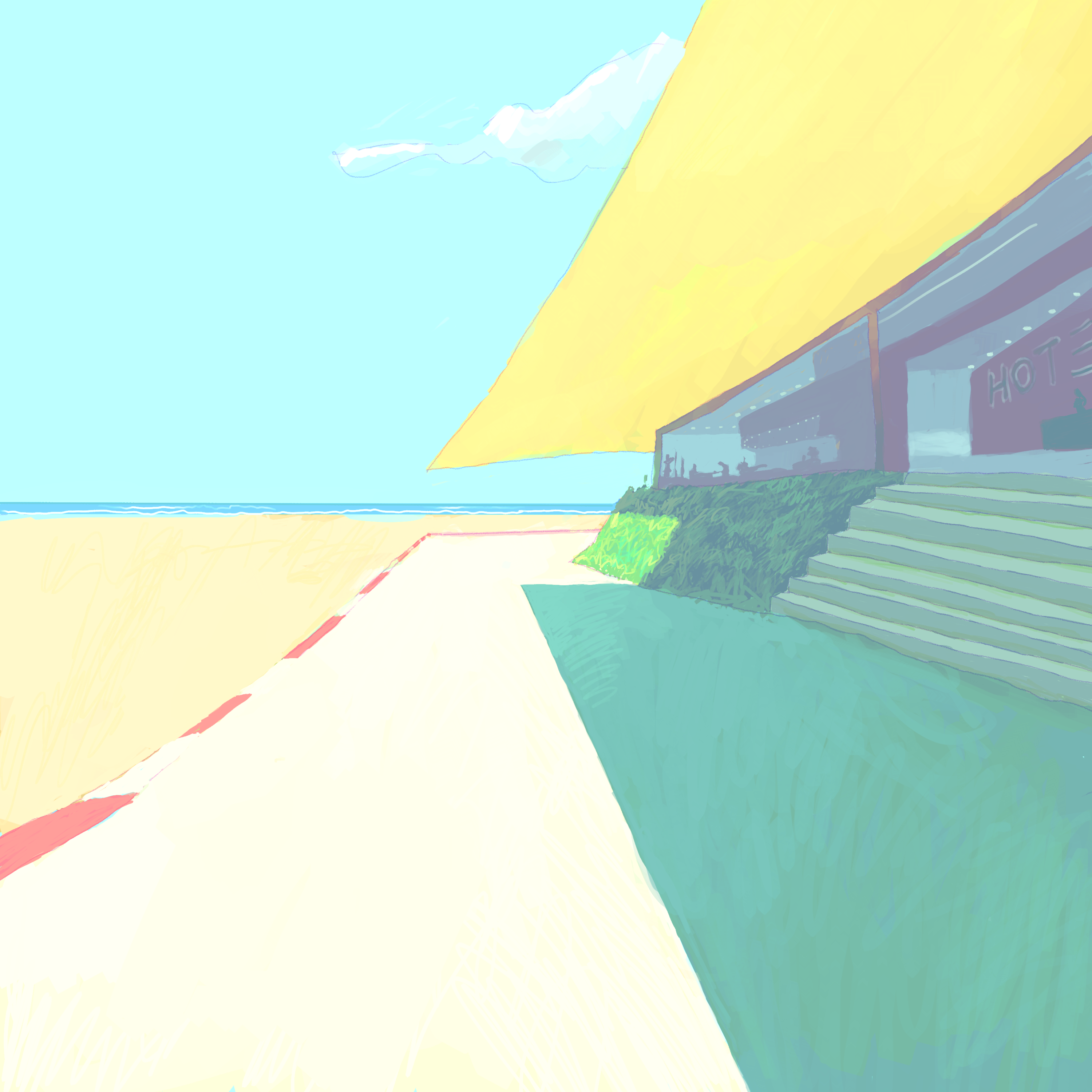 Arriving to the Hotel