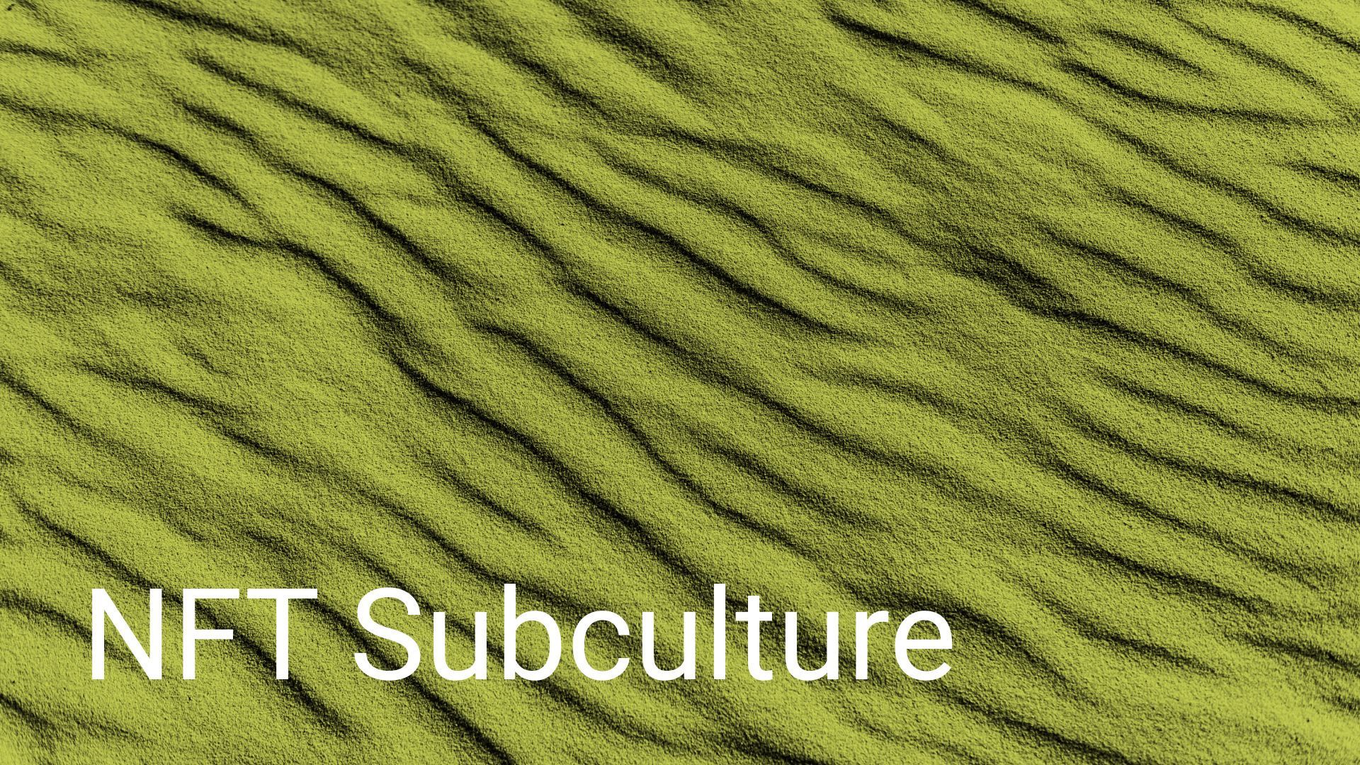 NFT subculture 3/500