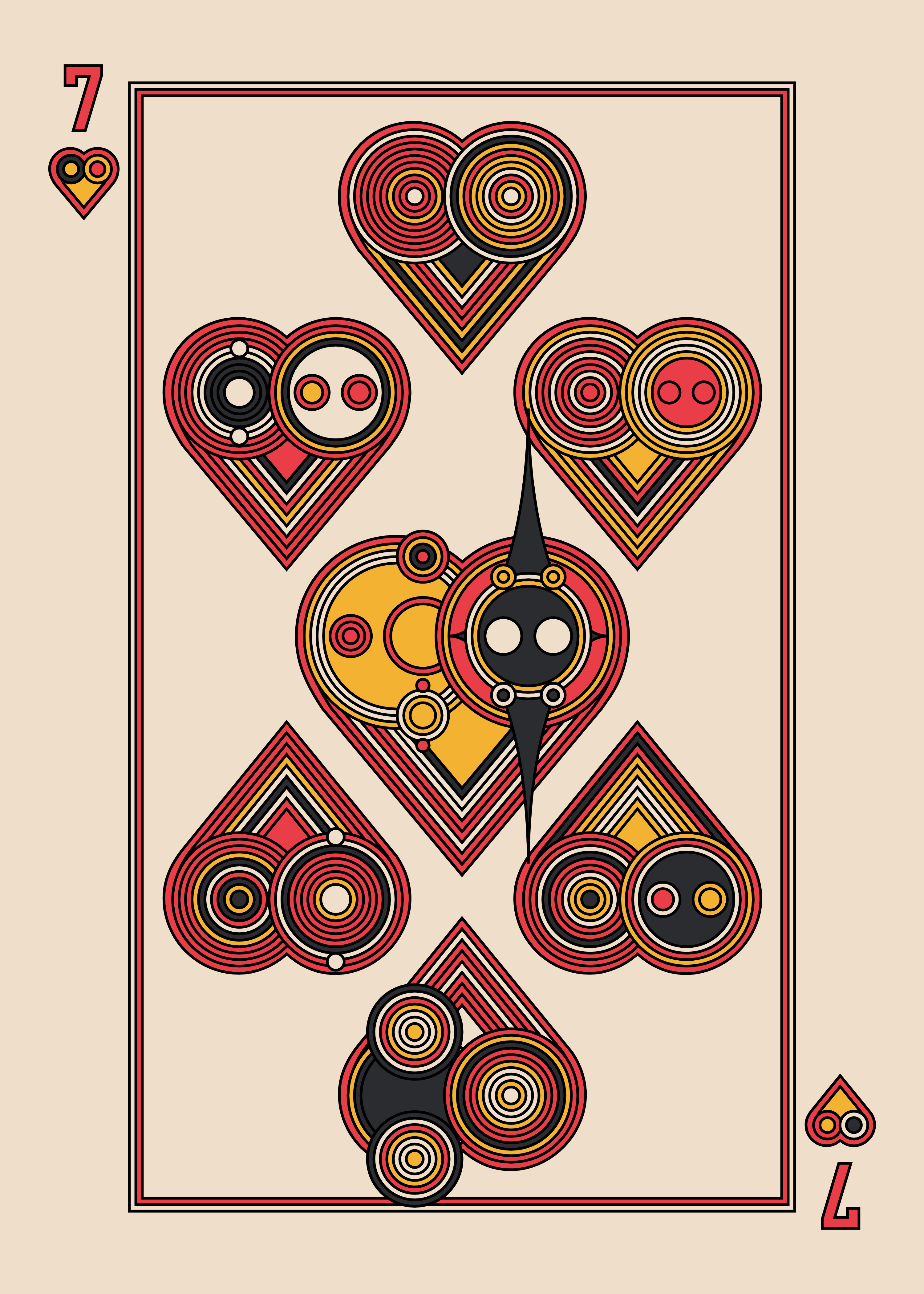 Seven of Hearts Light