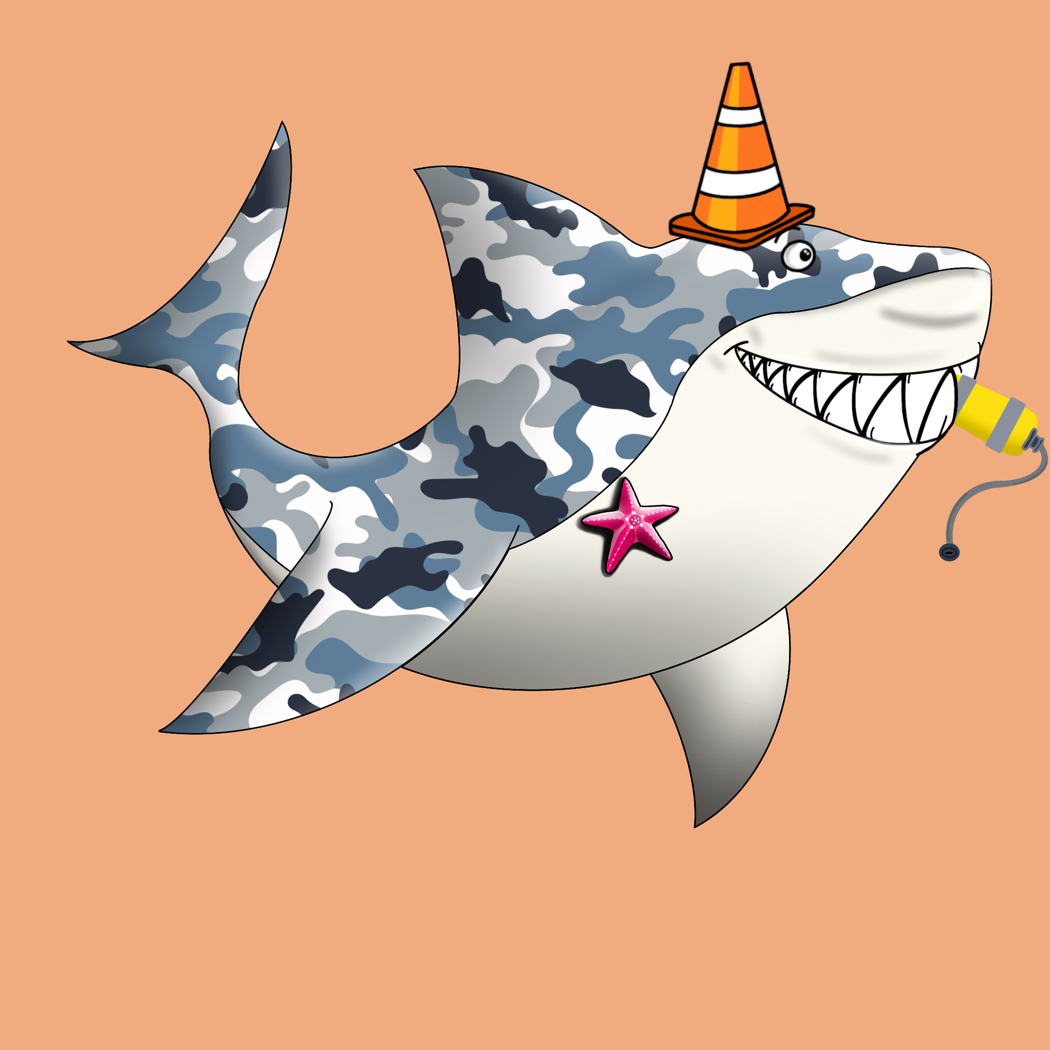 Wavy Shark #5138