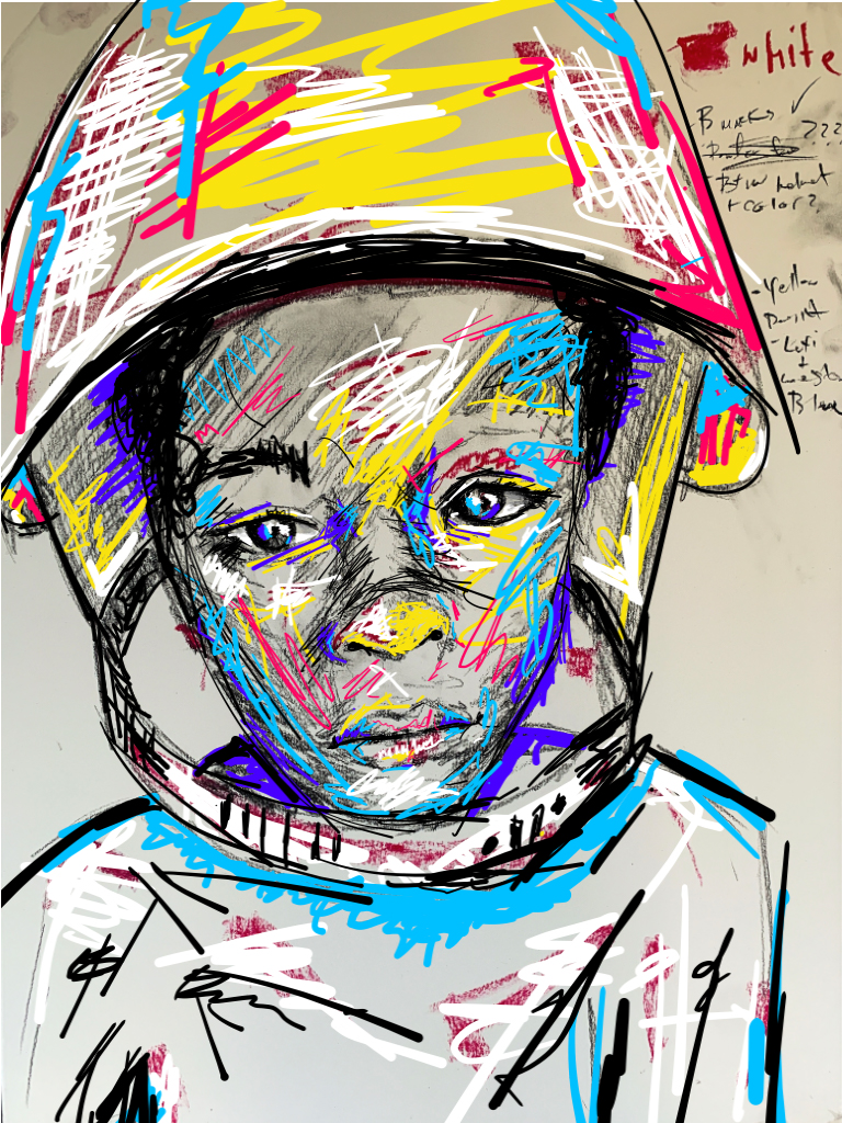 Hand-Drawn Sketch + Digital Sketch