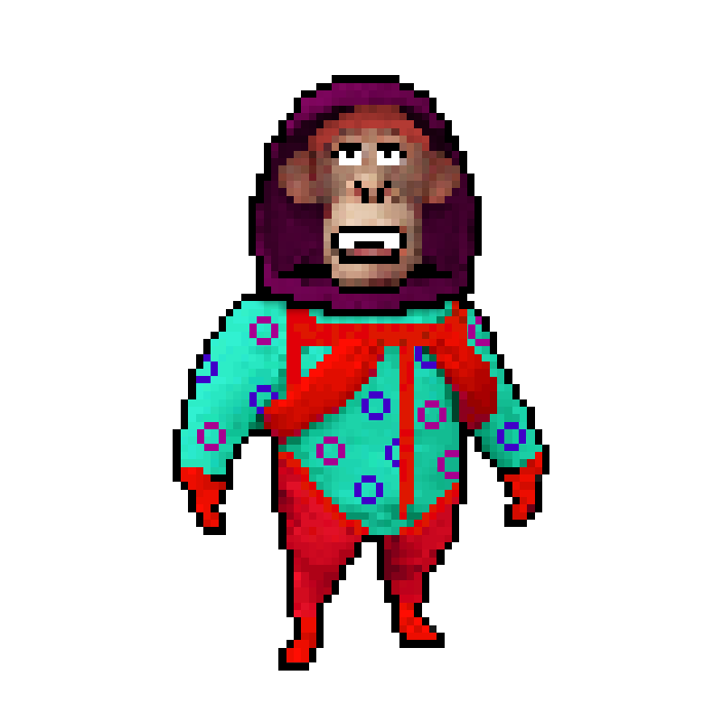 Pixel Radioactive Ape #247