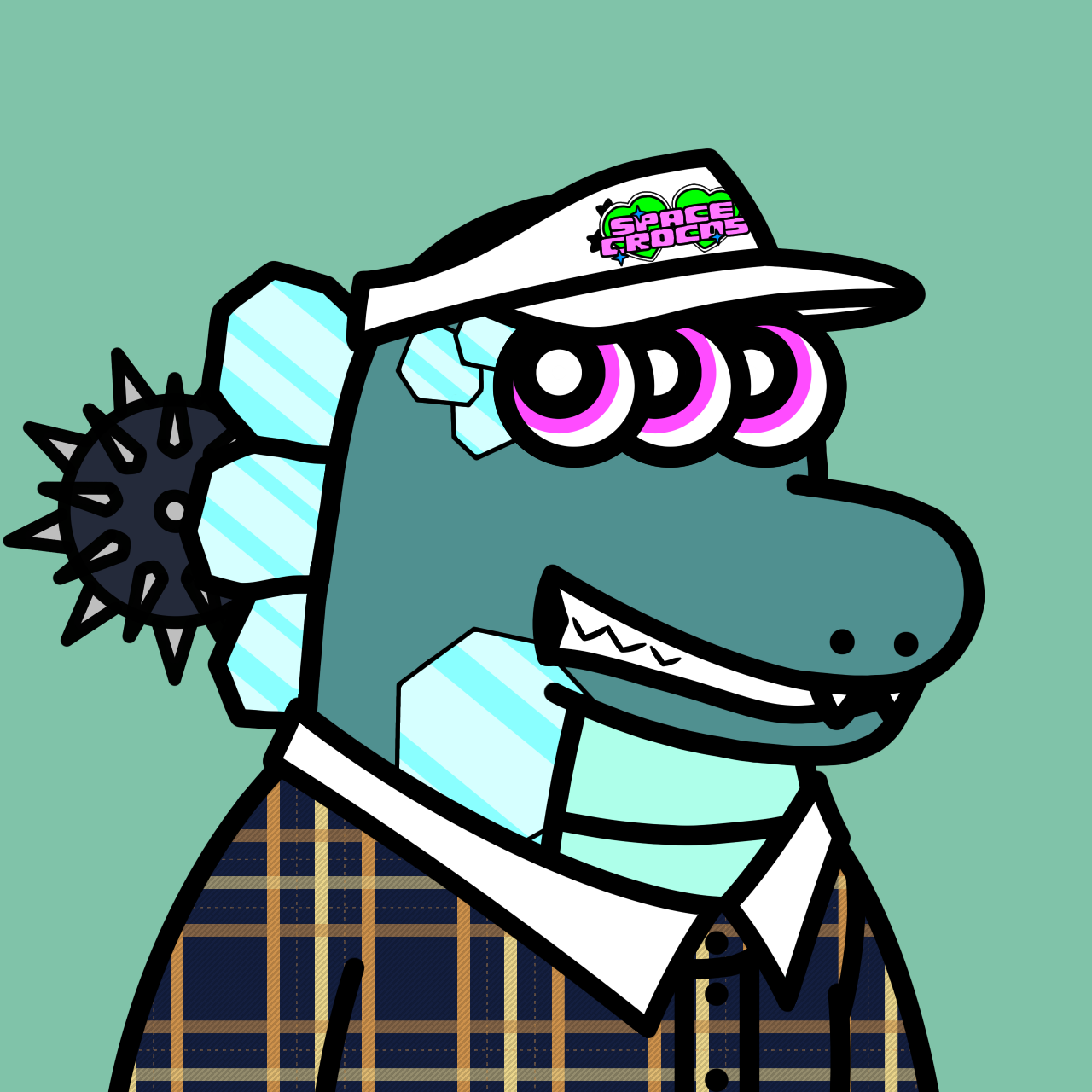 SPACE CROCOS#2836