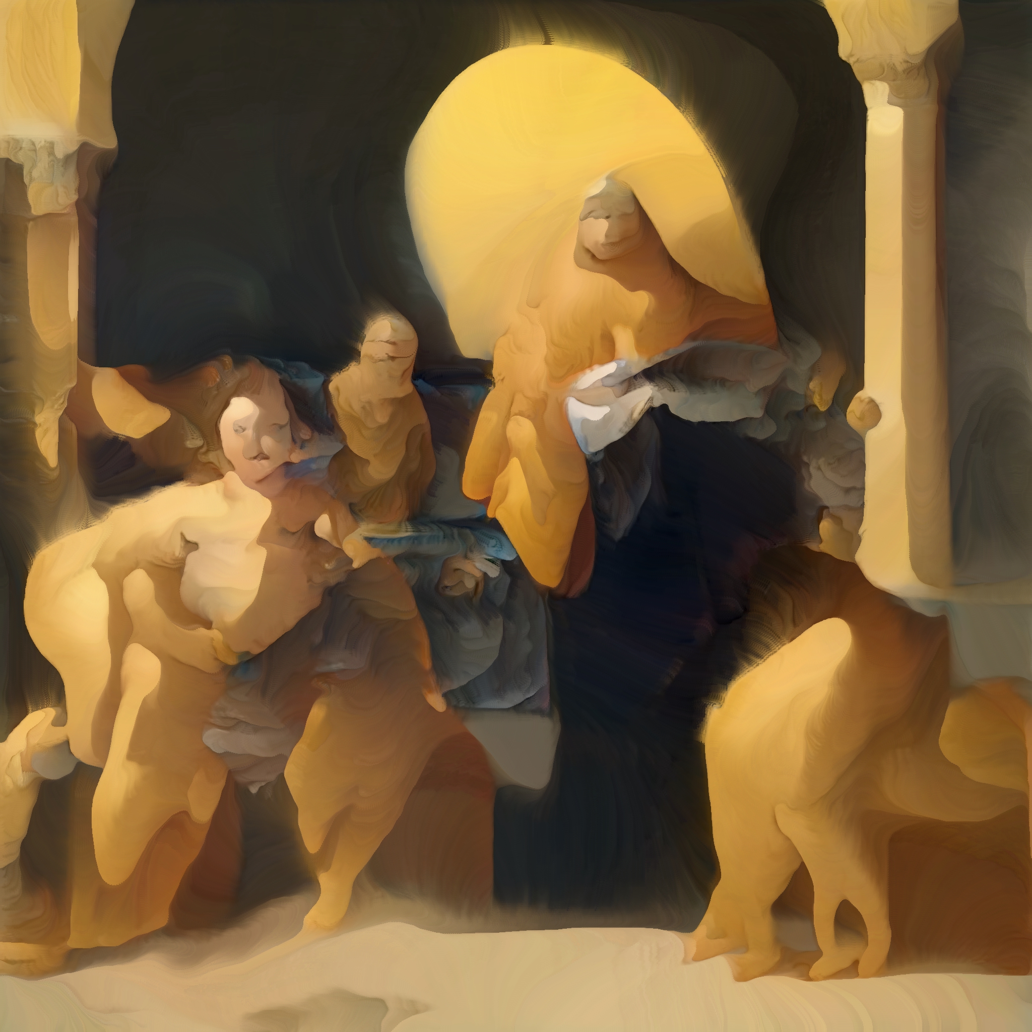 The Three Graces and Eros