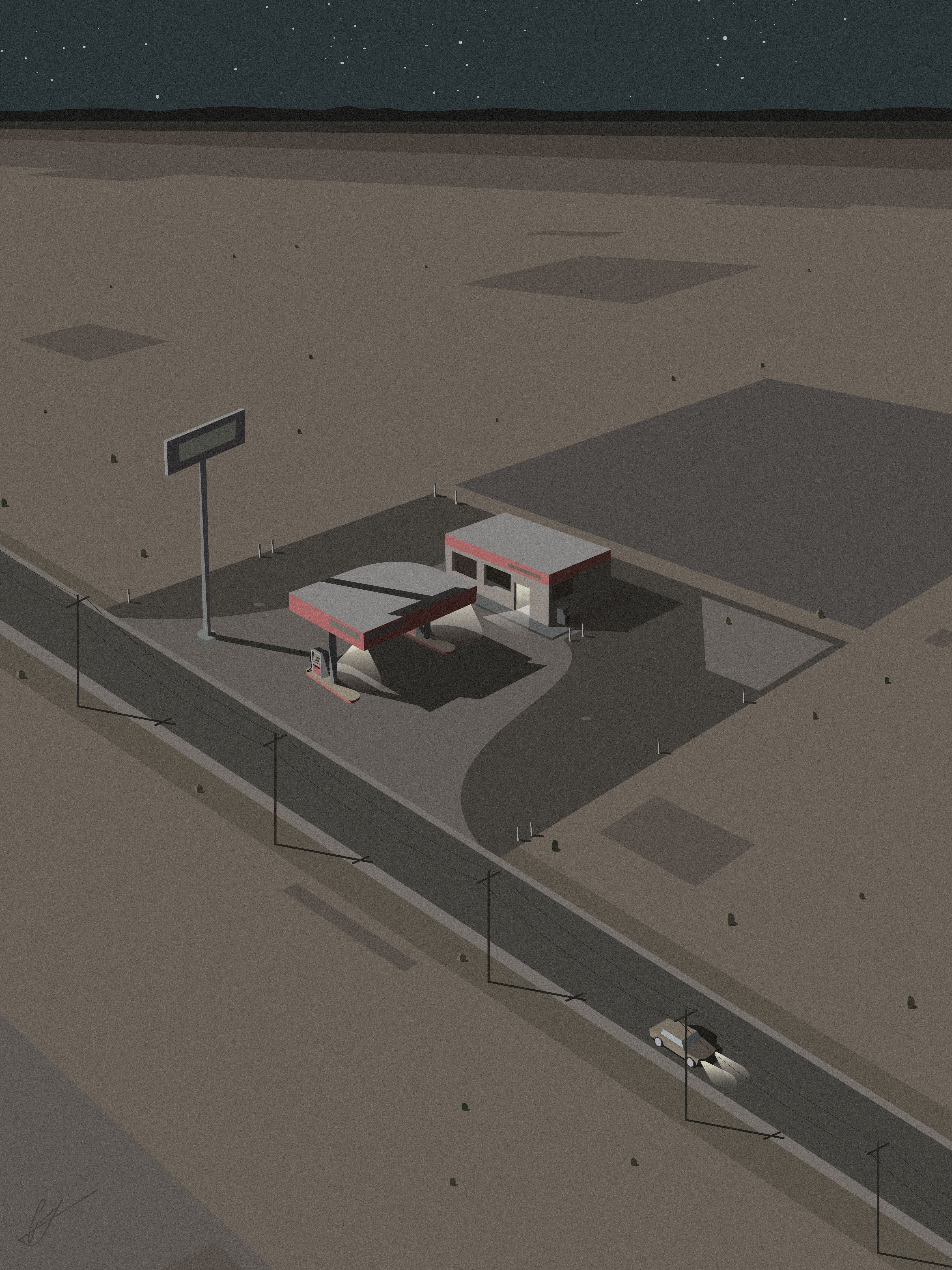 Driving Through The Night