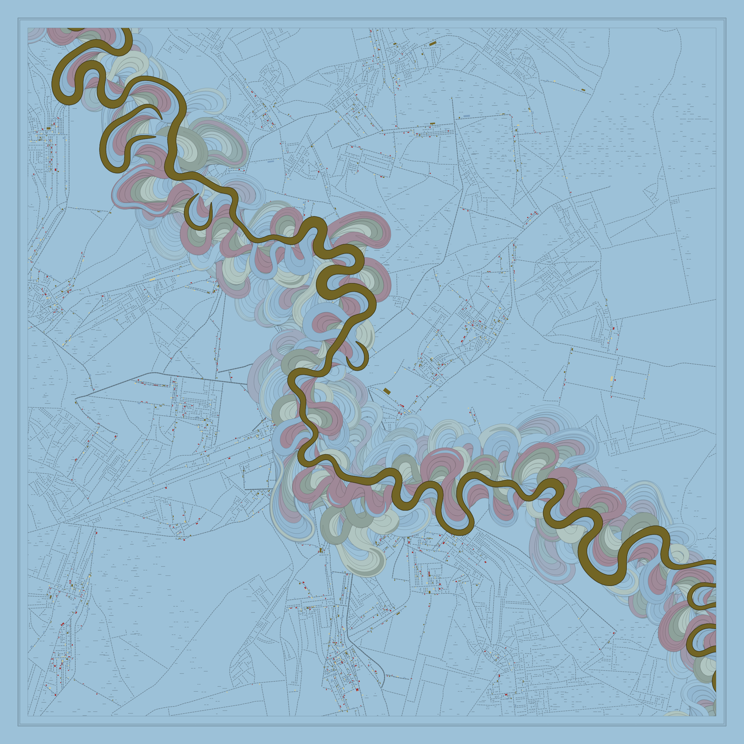 Ancient Courses of Fictional Rivers #372