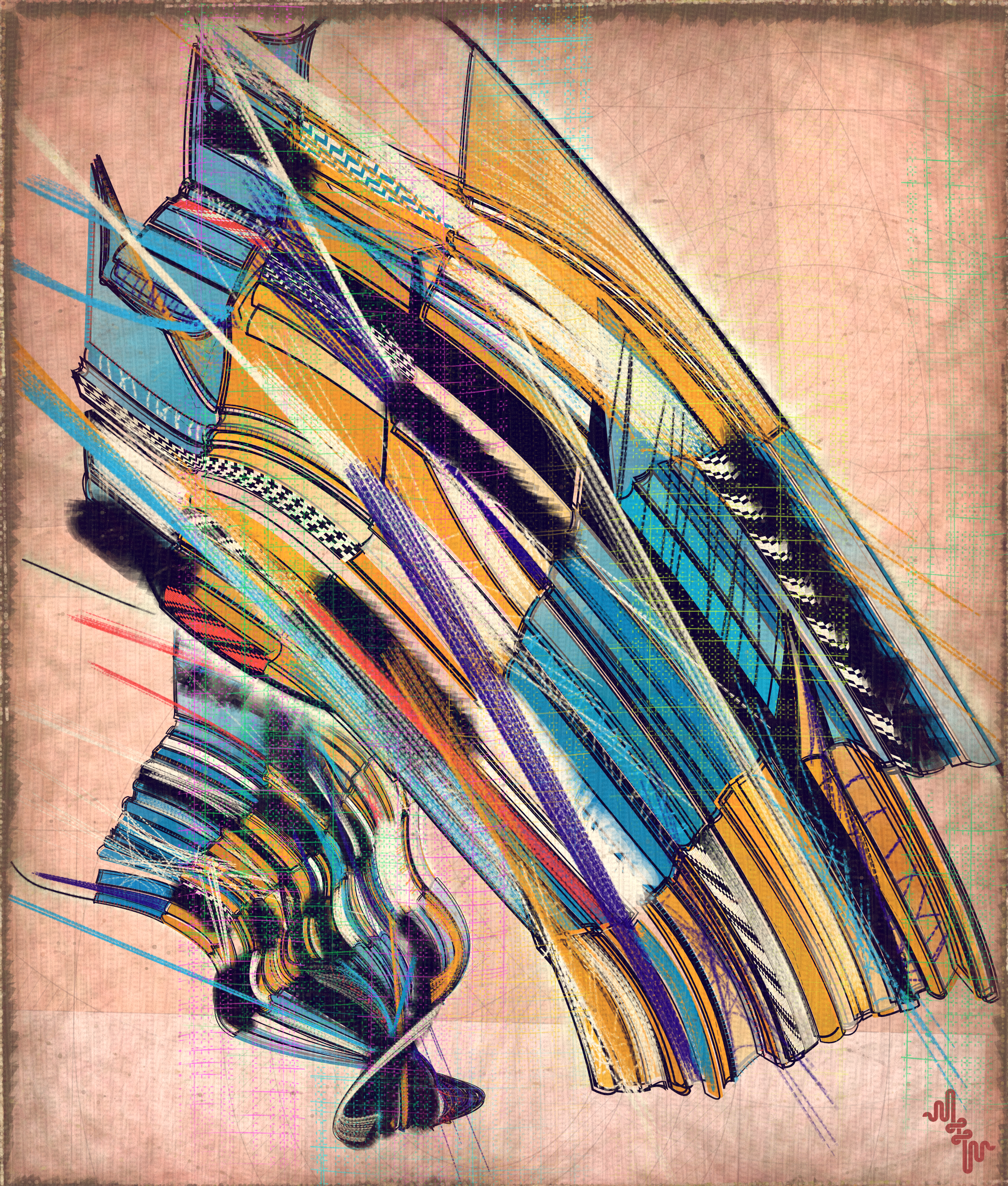 Amplitudes of Canvas #178