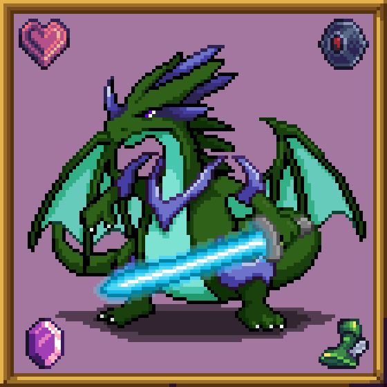CryptoBeasts Dragoon #5087