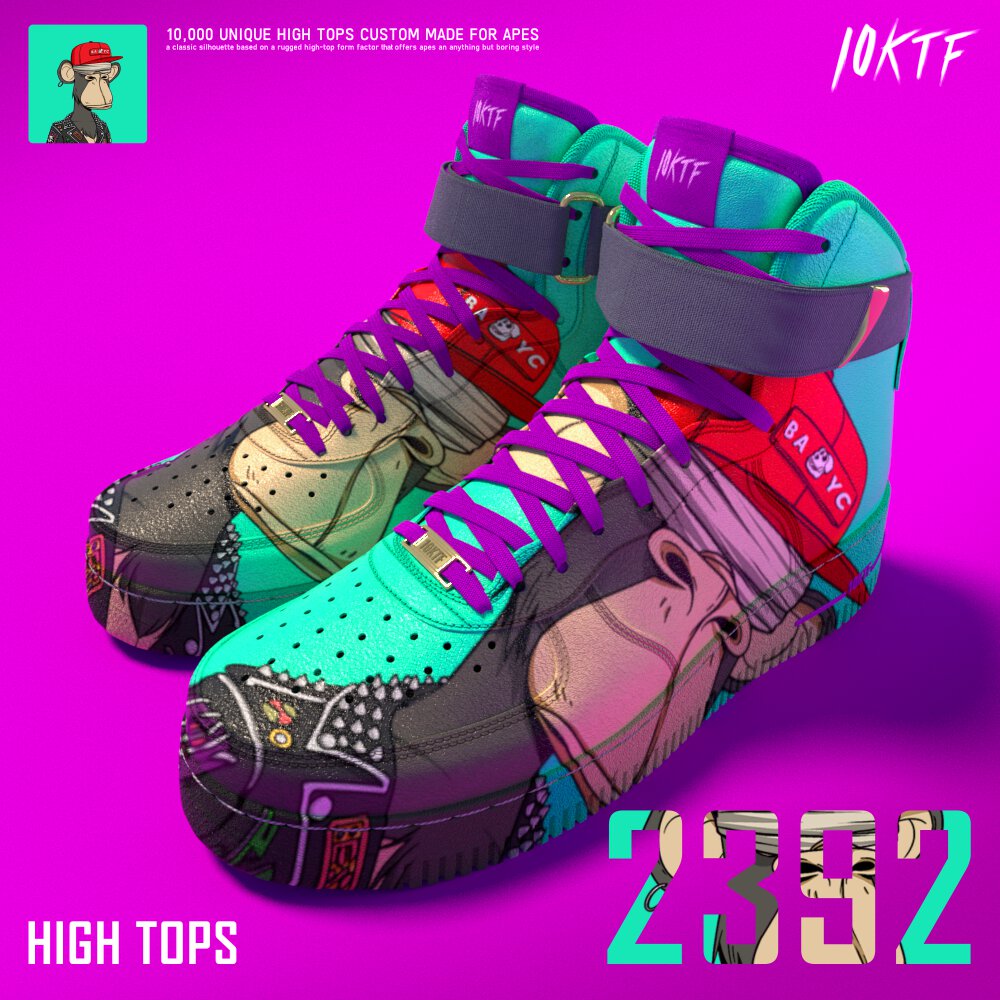 Ape High Tops #2392