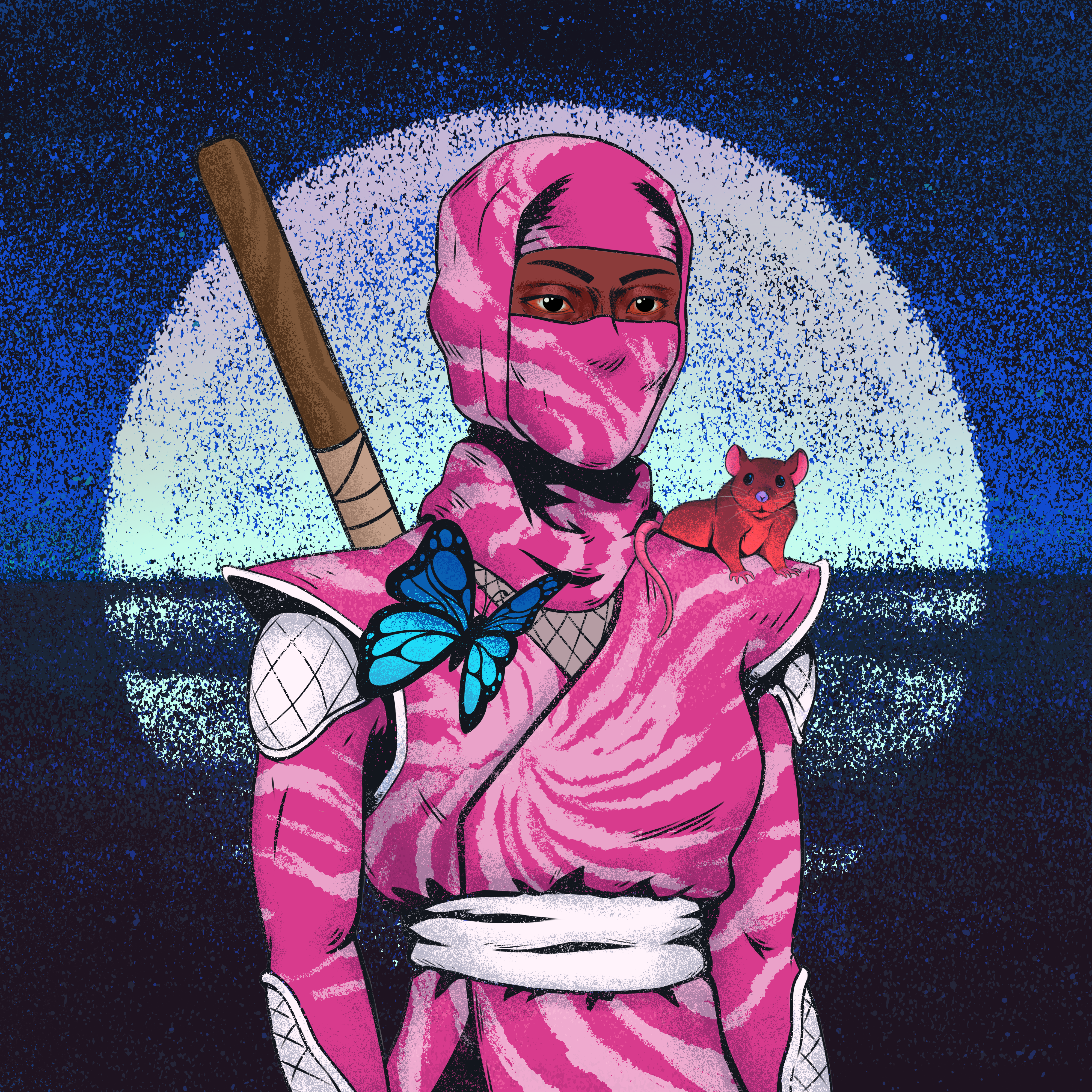 Tie Dye Ninja #4542