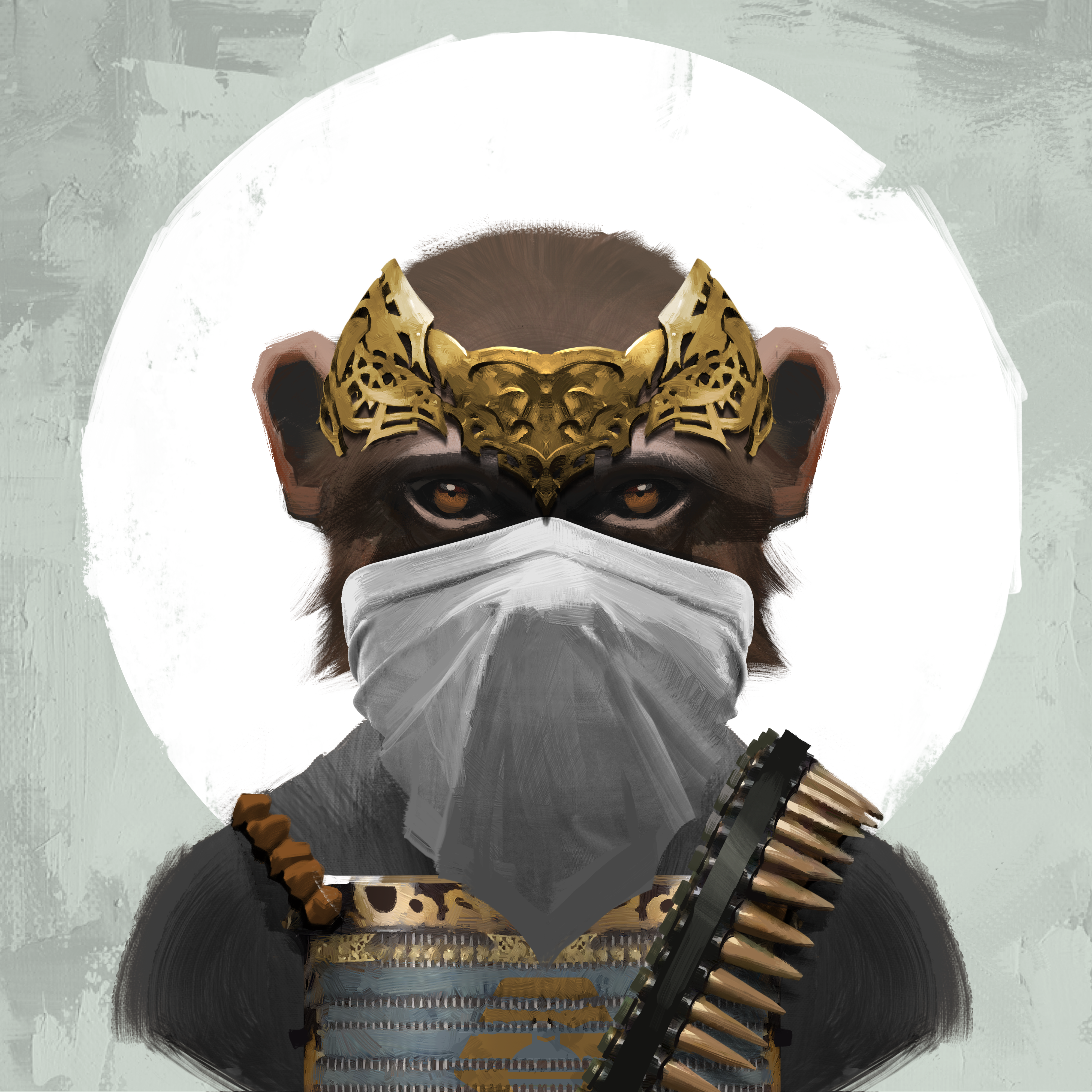 Angry Ape Army Valkyrie #0198