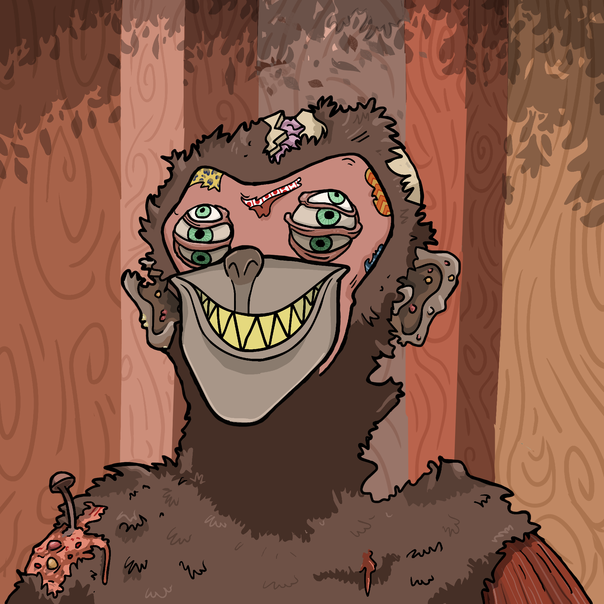 Bad Trippin Ape #444