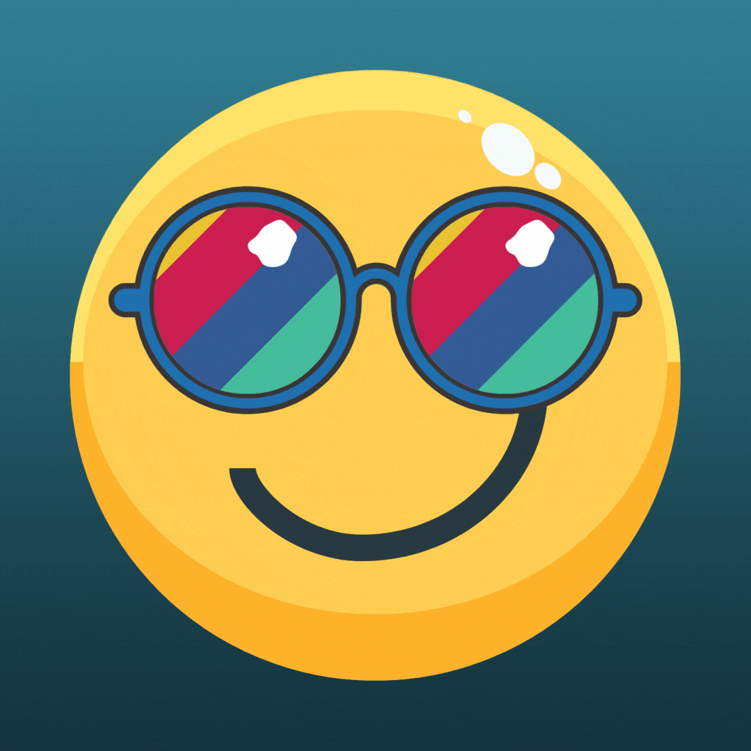 Crypto Emoji - (Genesis) Cool Smiley