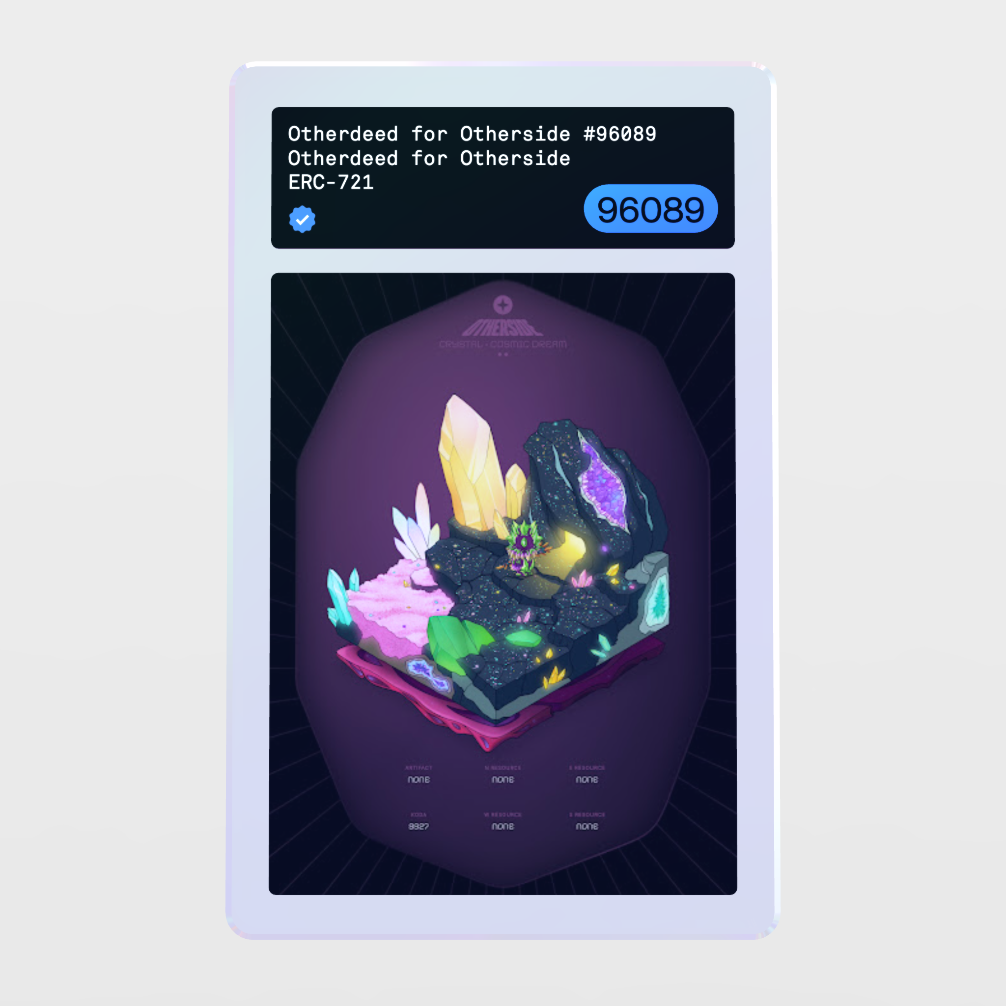 Minter Token - Otherdeed for Otherside #96089