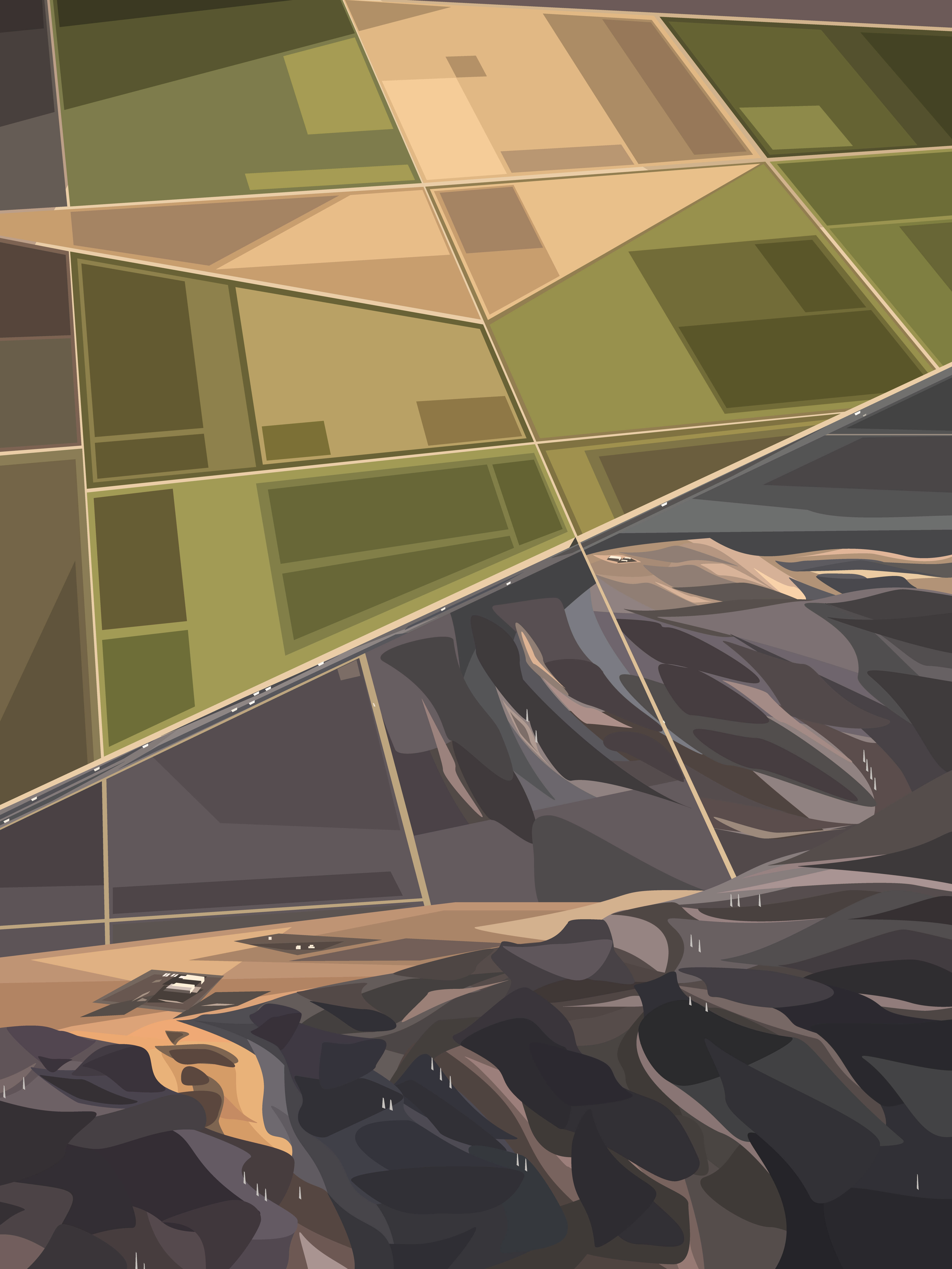 High Fly Over the Valley