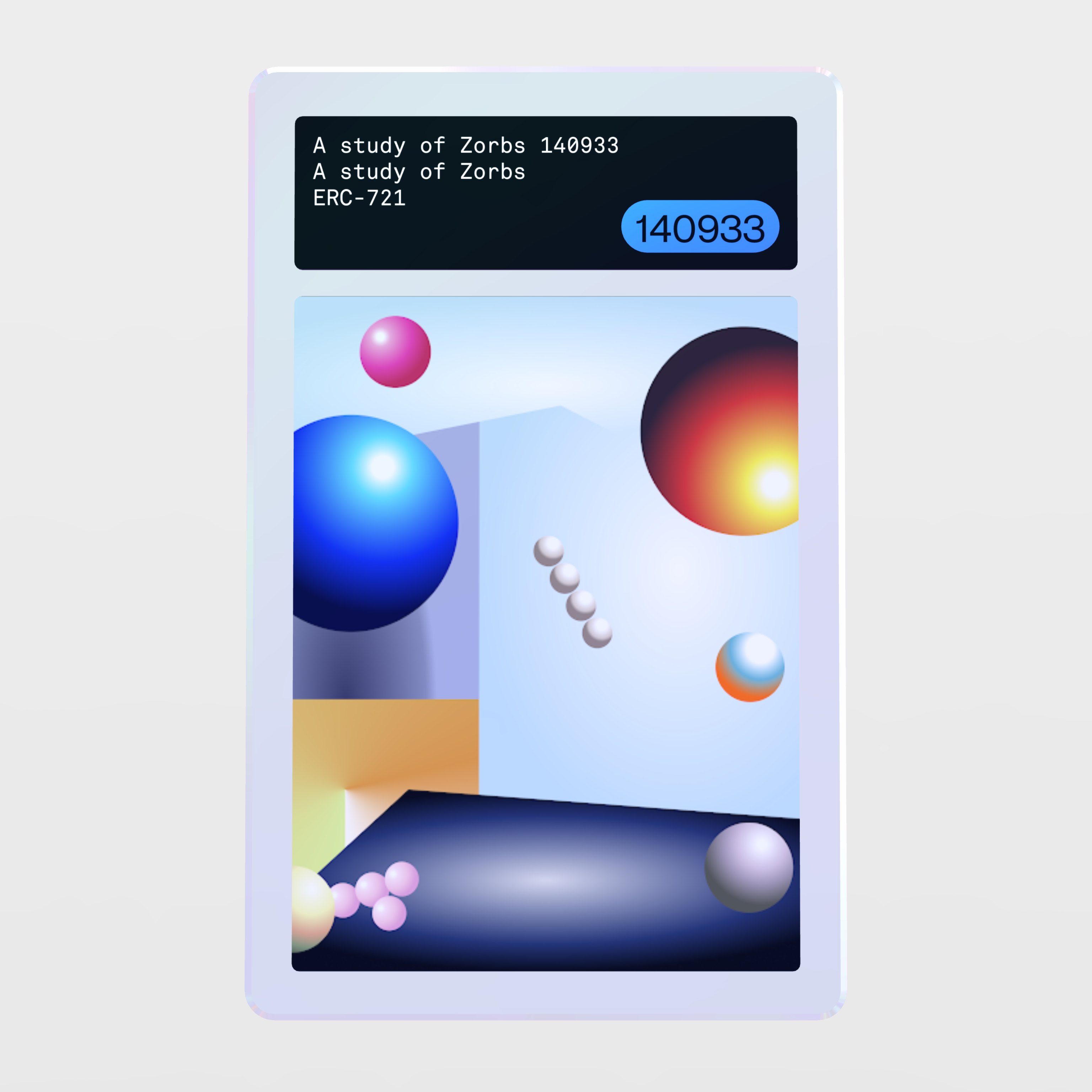 Minter Token - A study of Zorbs #140933