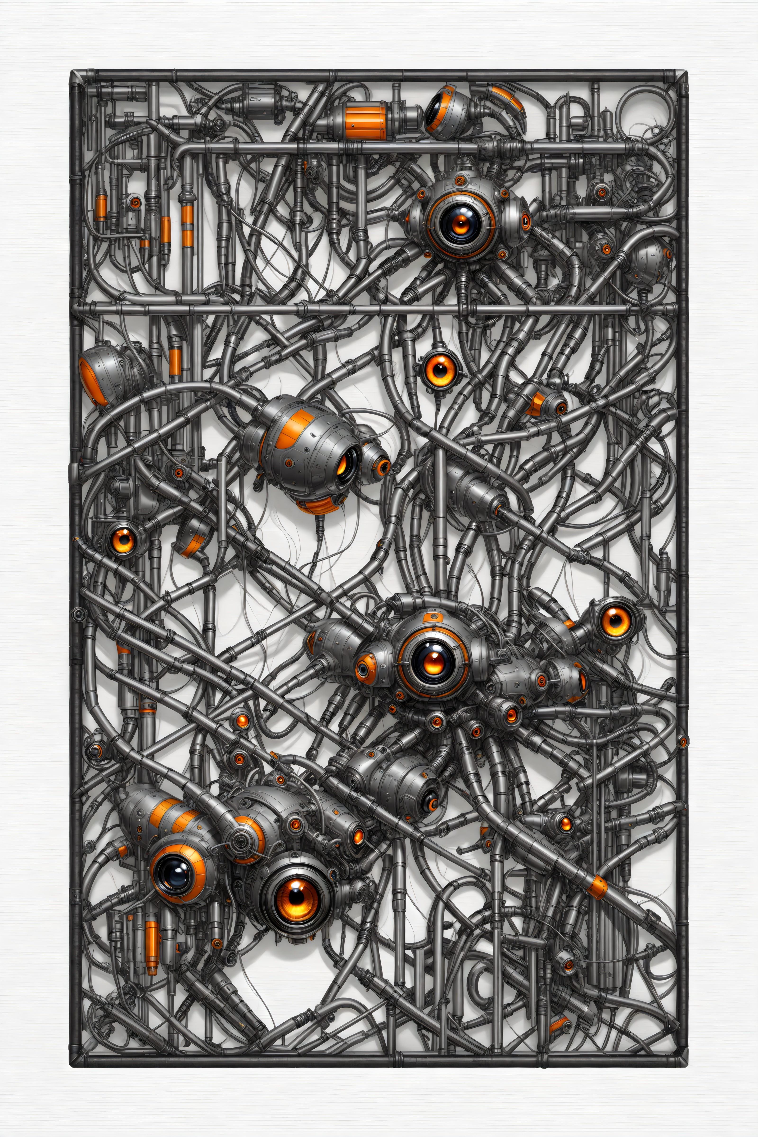 UBK #94 Orange Insects