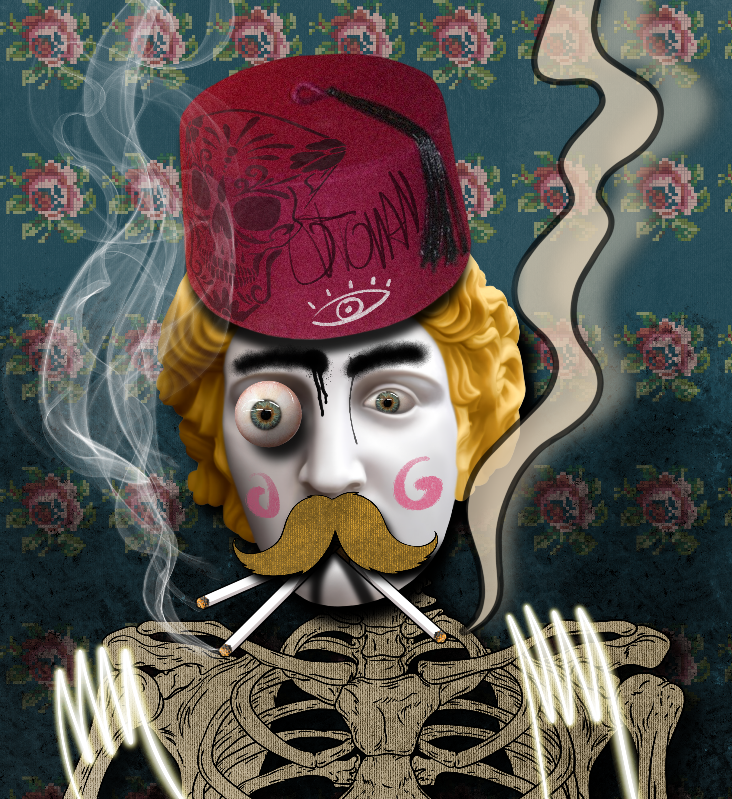 HUMANOID serial 2 #031 Ottoman