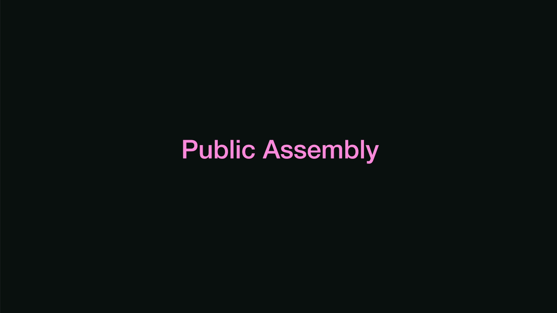 Public Assembly 96