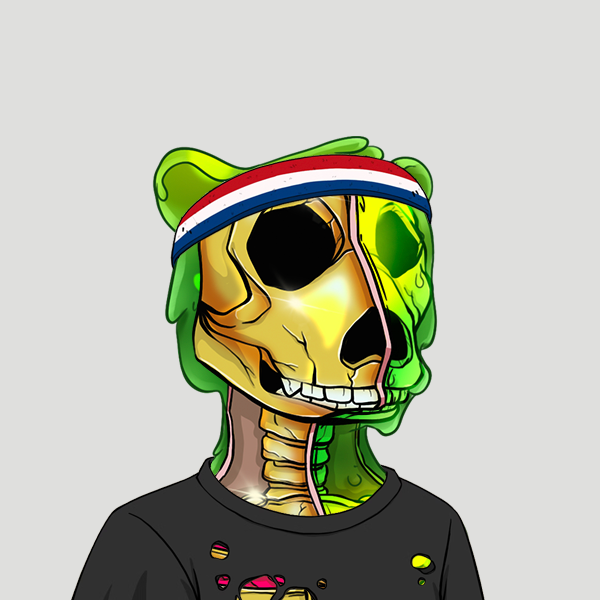 Zombie Okay Bear #3507