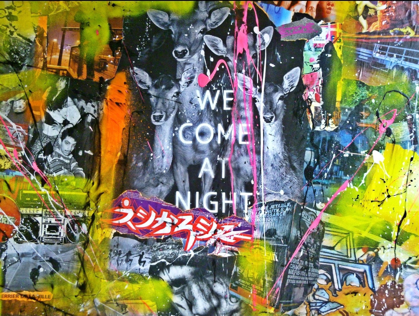 Collage art beauty