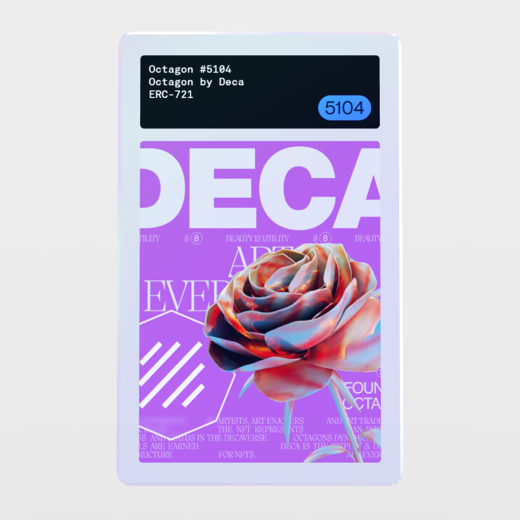 Minter Token - Octagon by Deca #5104