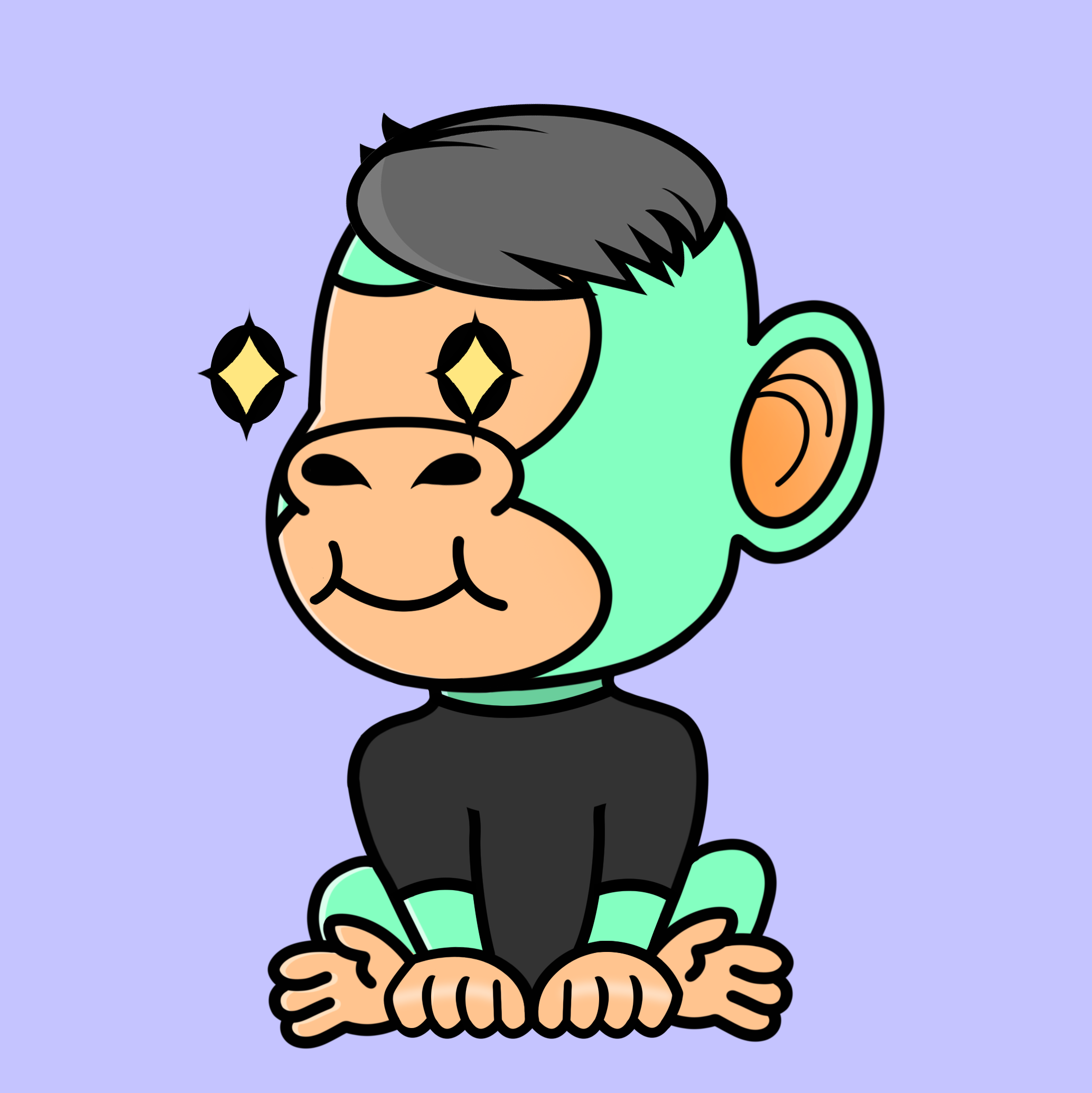 Doodle Ape Kid #8
