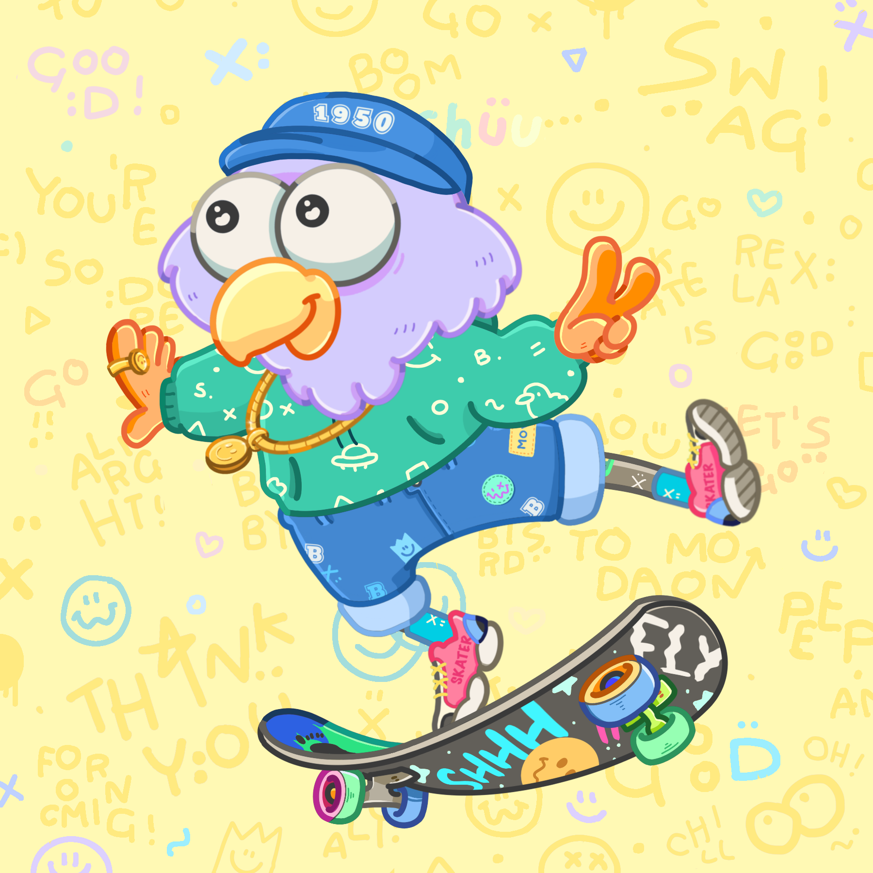 SkaterBirds #991