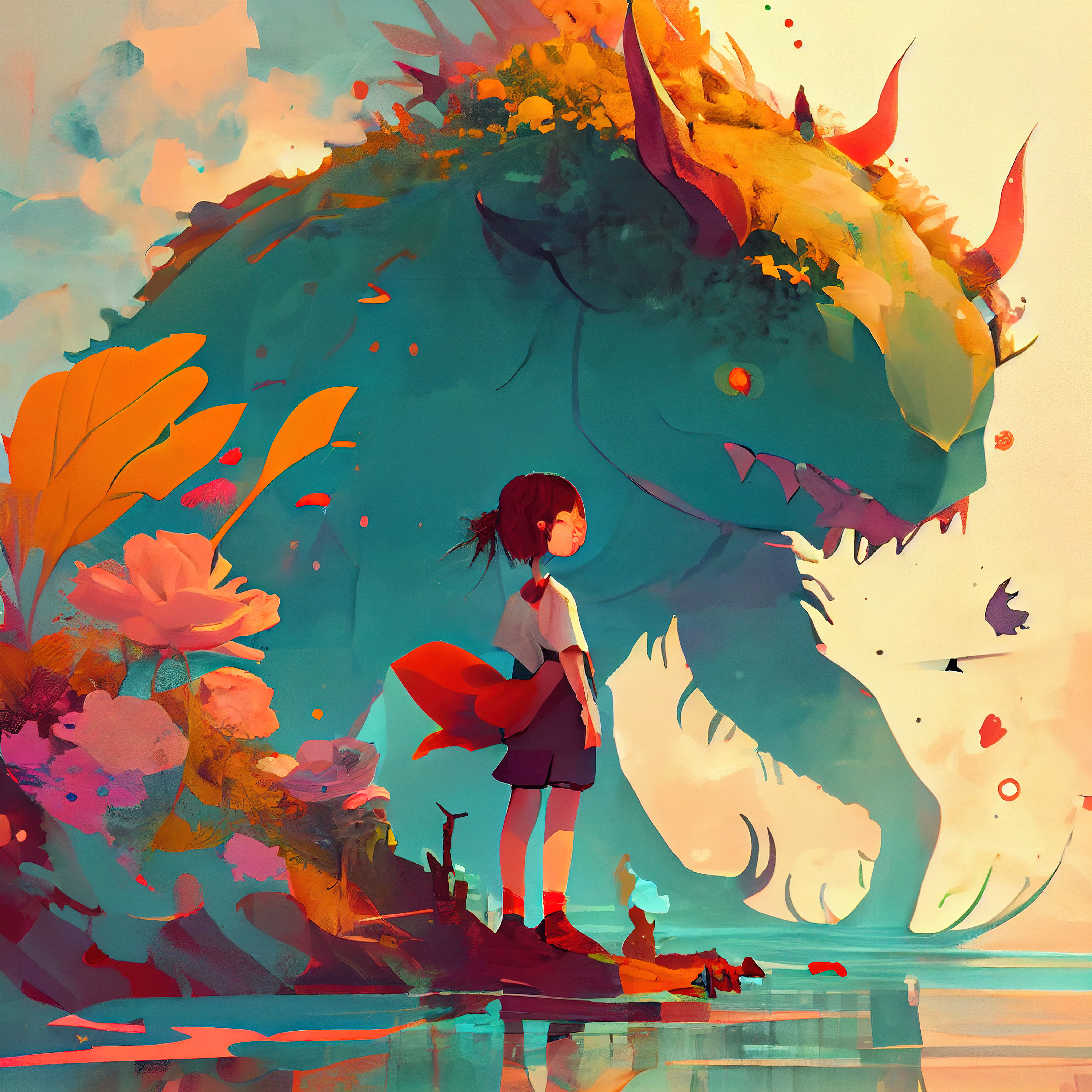 The girl and the beast