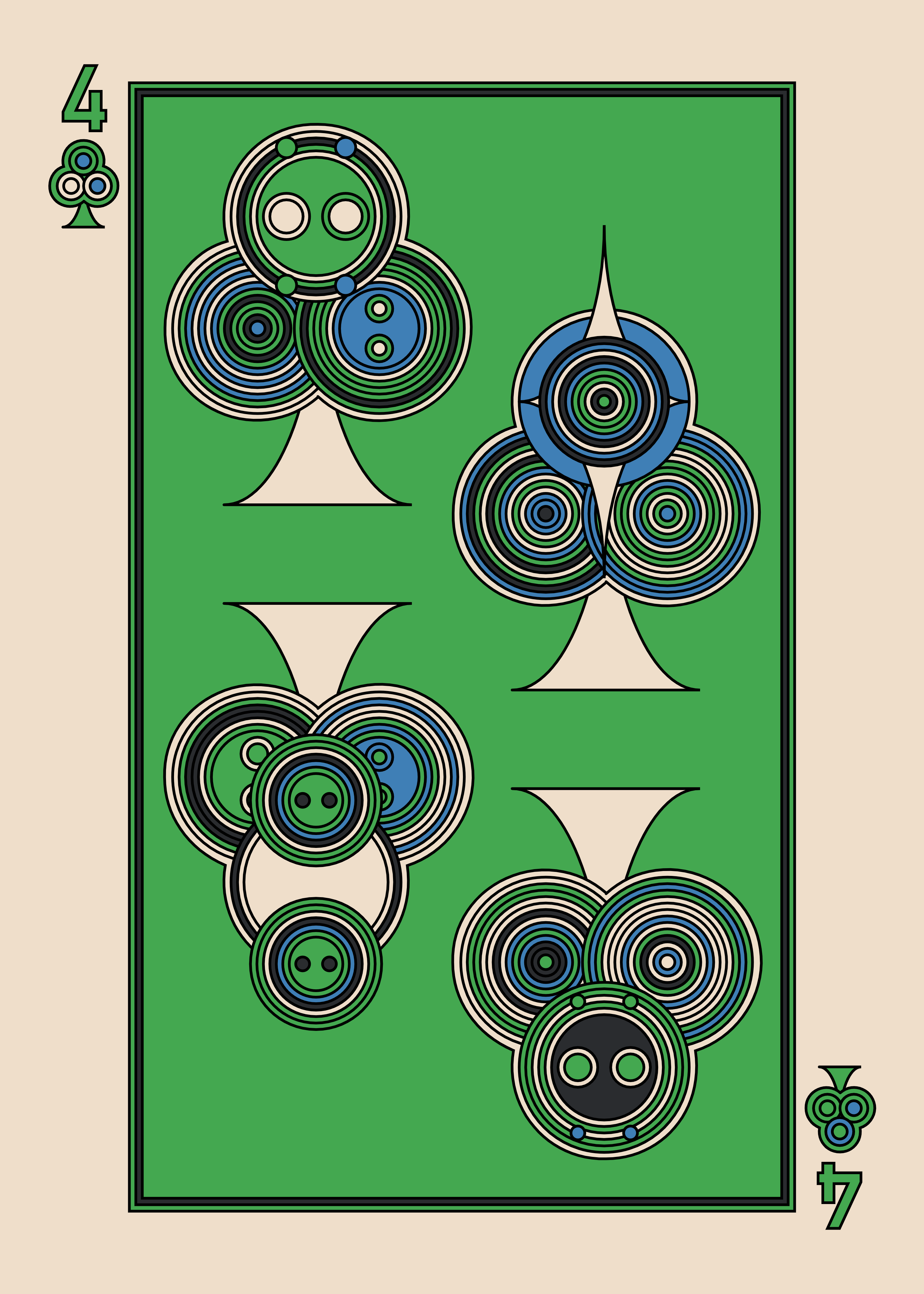 Four of Clubs Dark