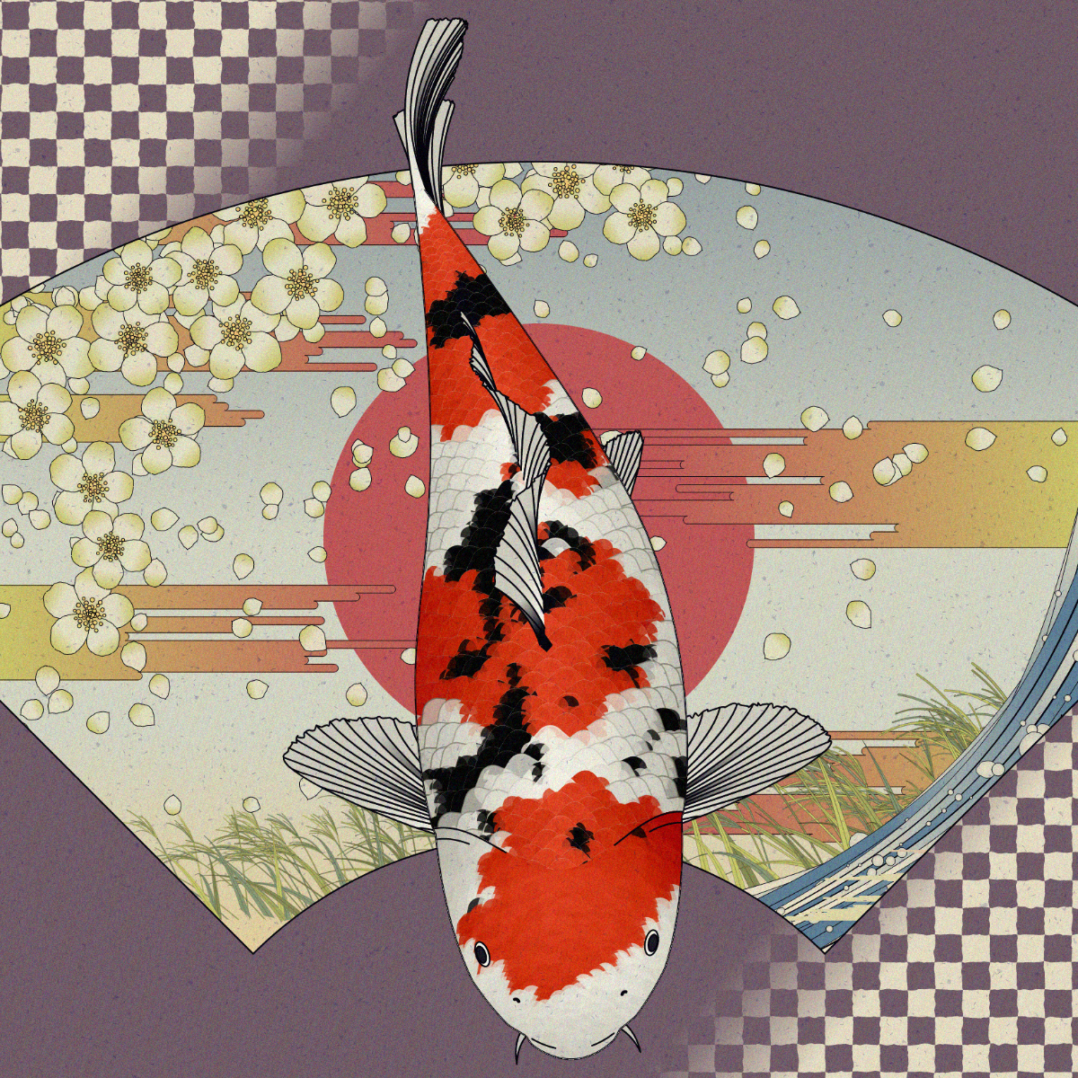 Carp and Seasons #3986