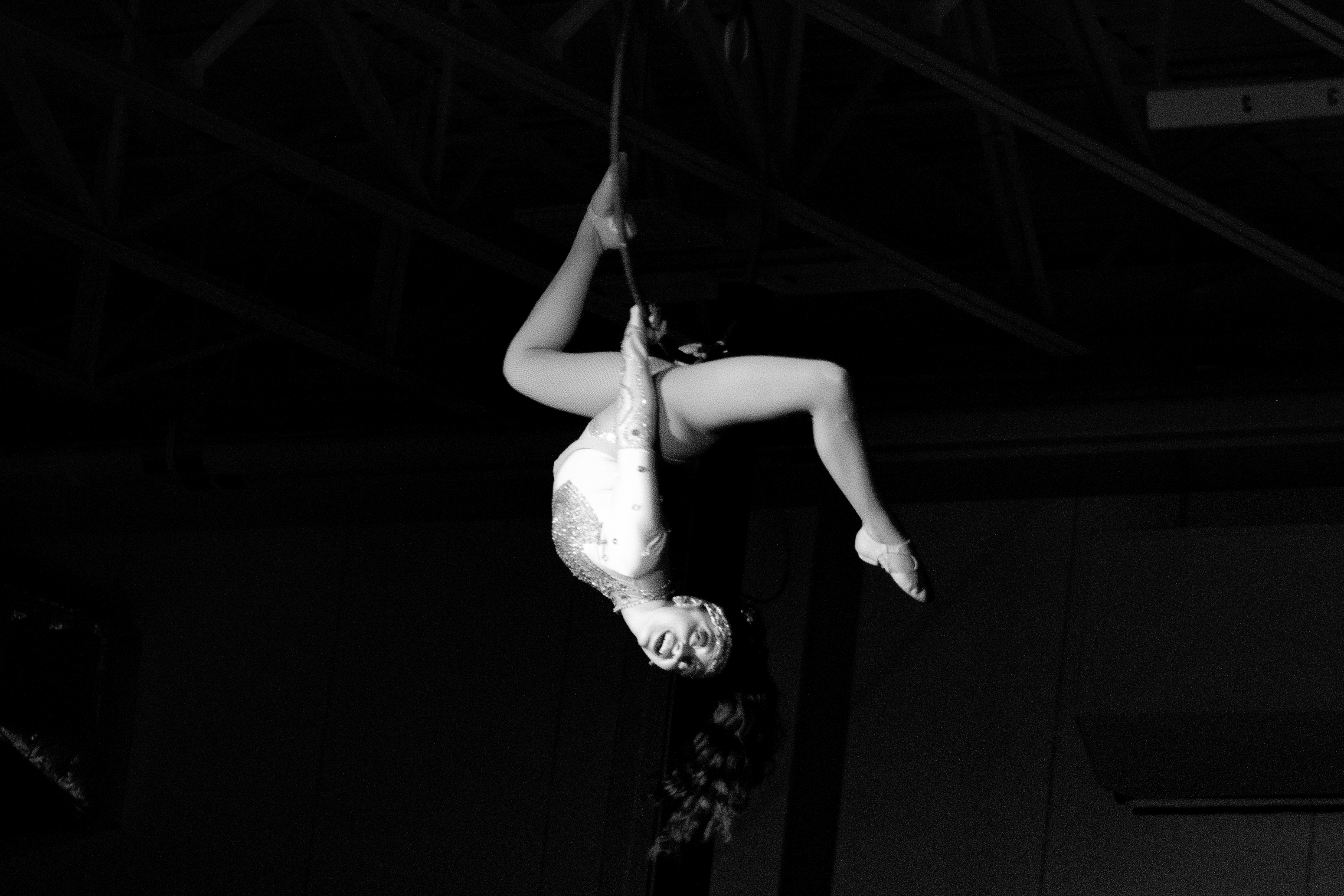 Black and White of Samaria Mérida Torres in the Lyra