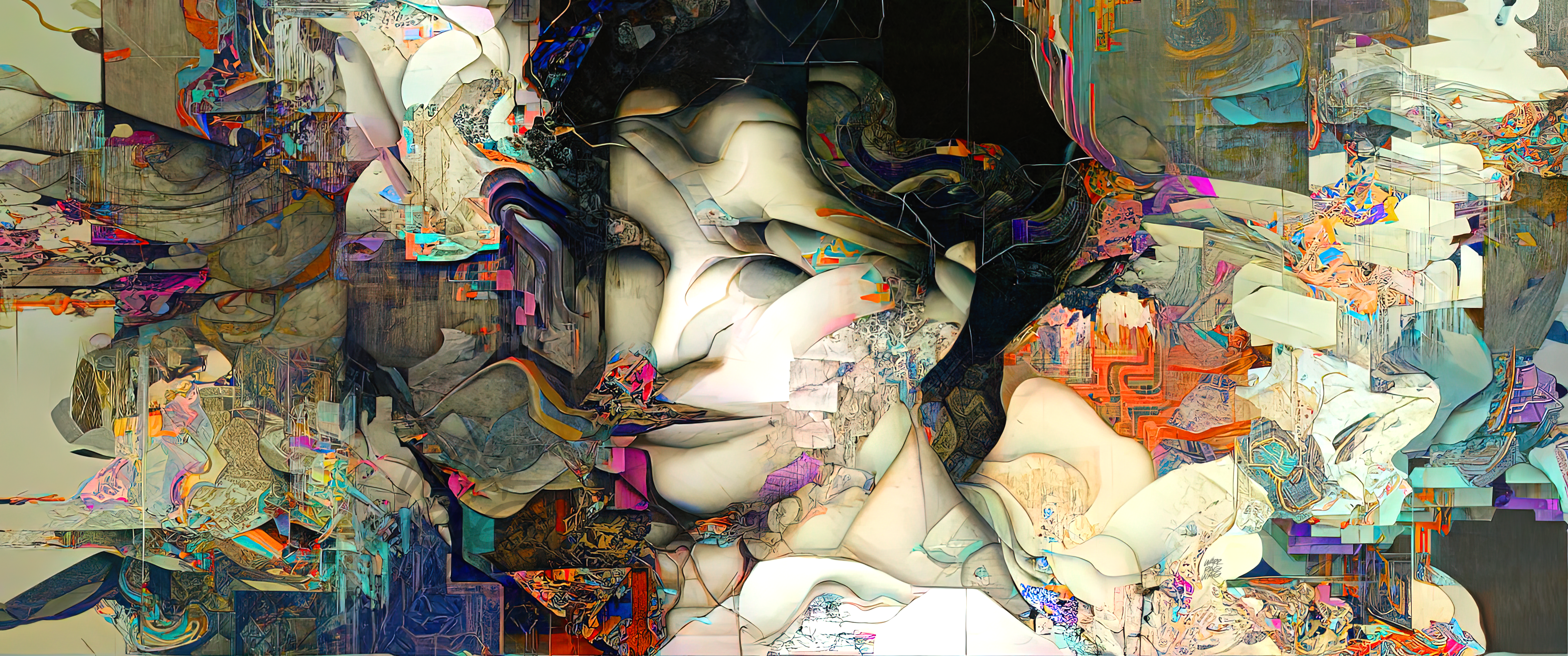 A face in an artificial dream 05