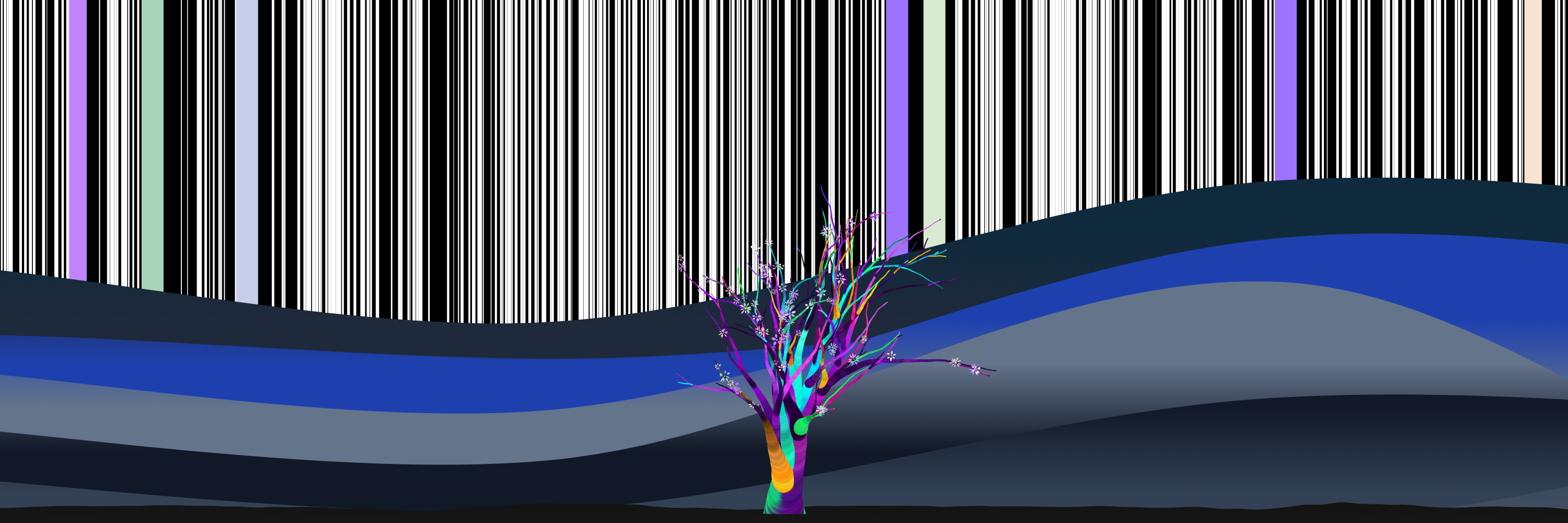 Coded Flowering Banner #008