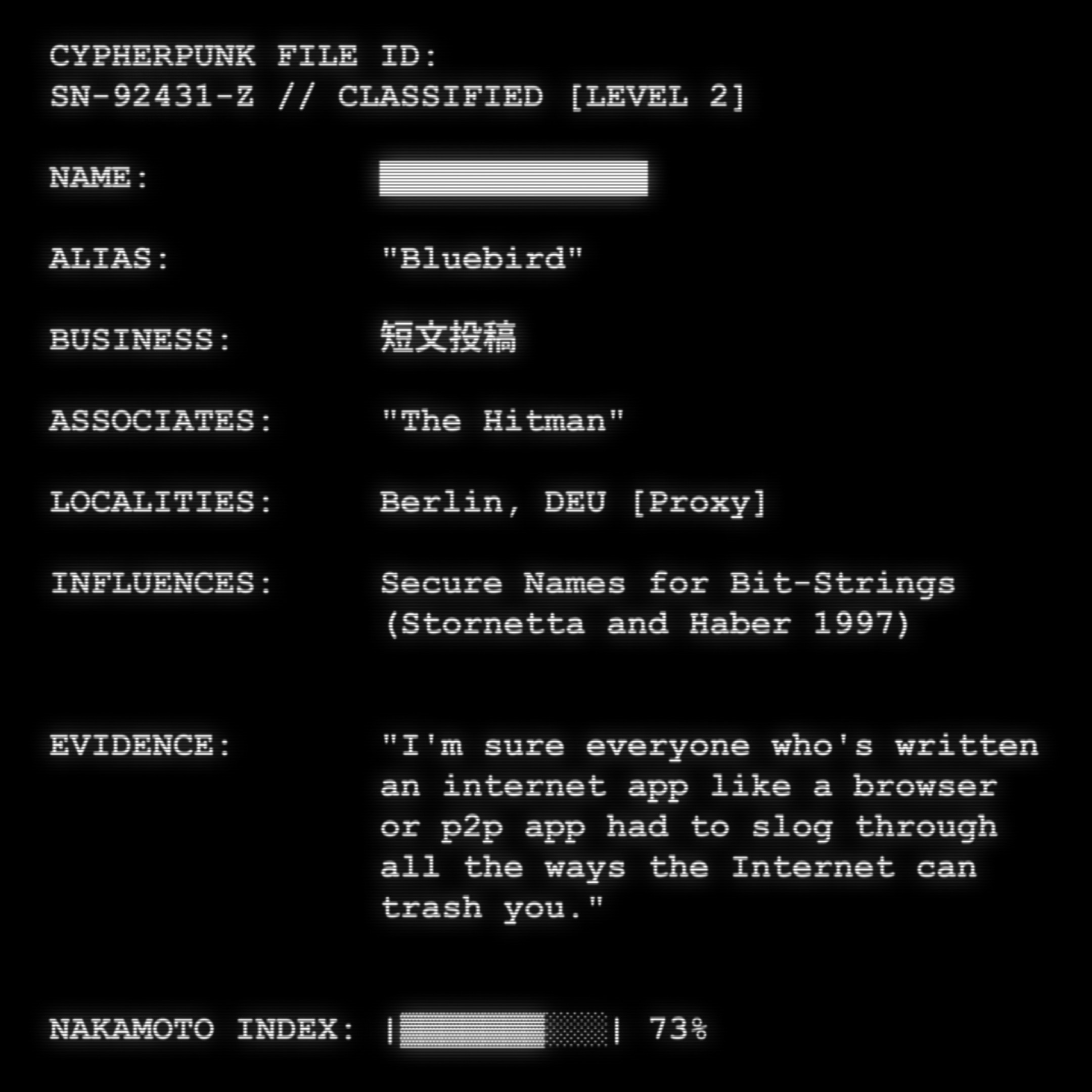 CYPHERPUNK FILES #8134