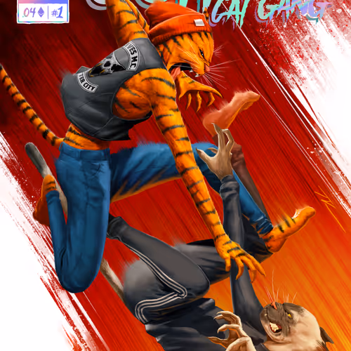 Gutter Comic #1 Blood Brothers Holographic Edition