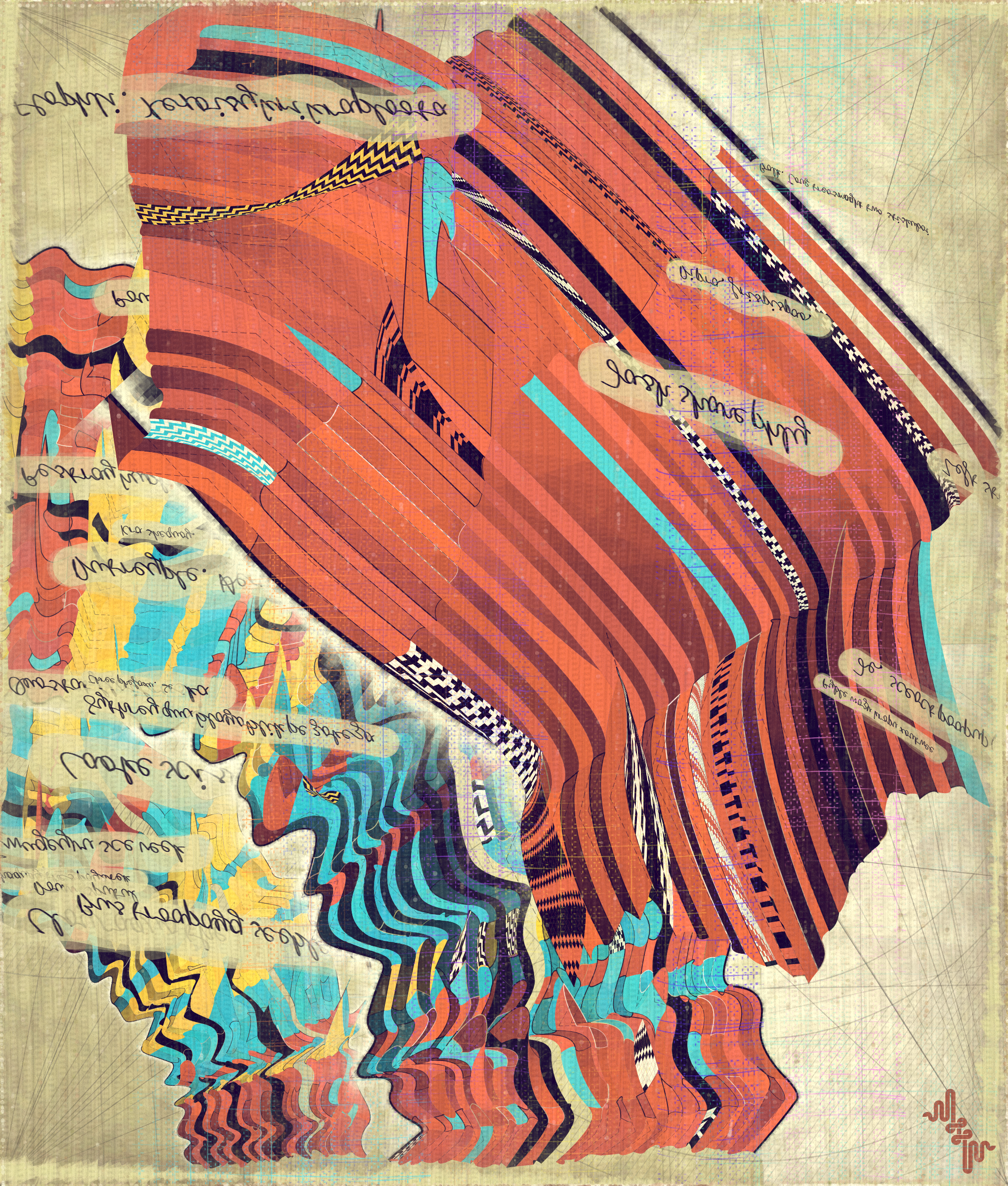 Amplitudes of Canvas #154