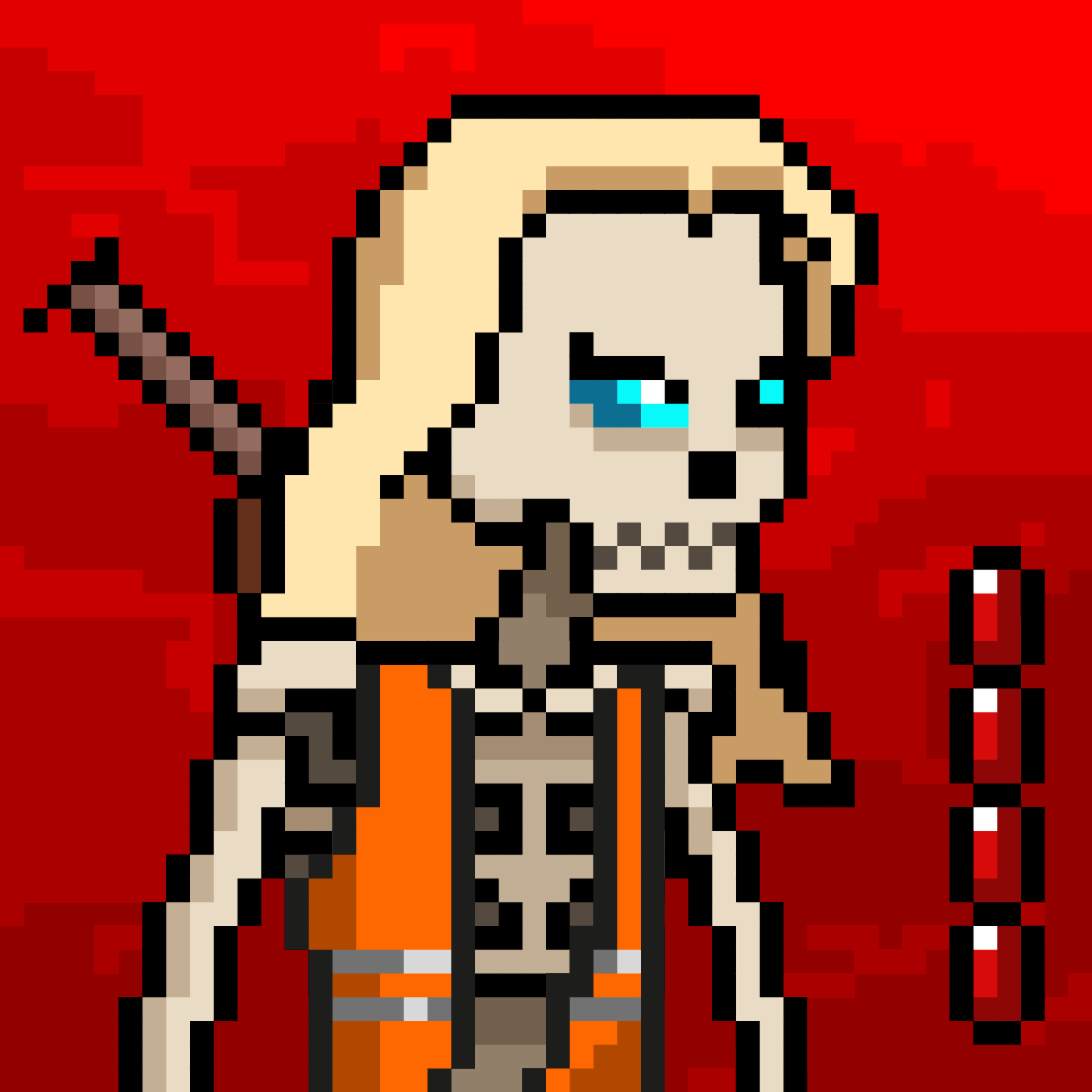 Ordinal Ladies Skull #4081