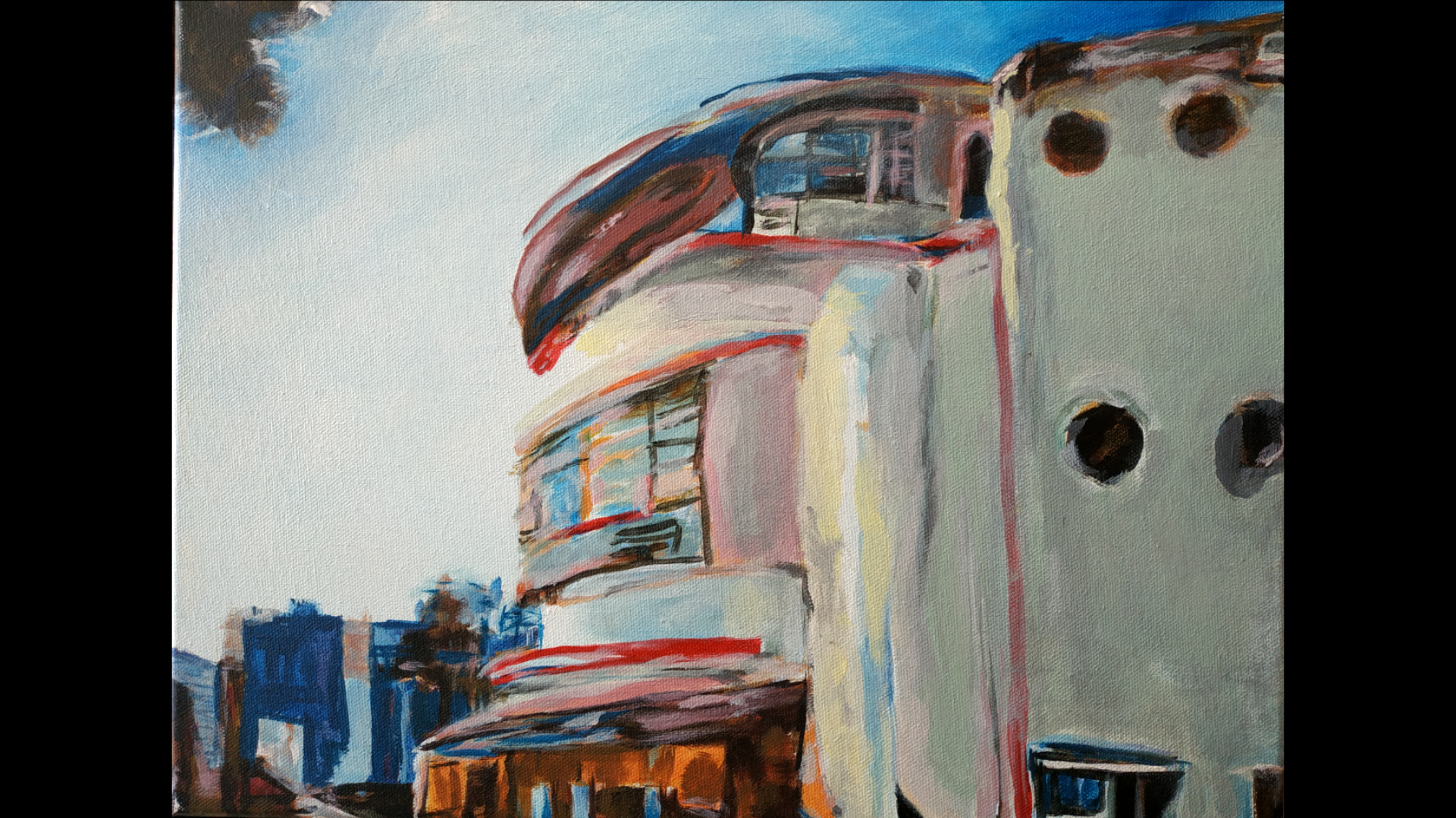 Machine Hallucination of Tiong Bahru Market