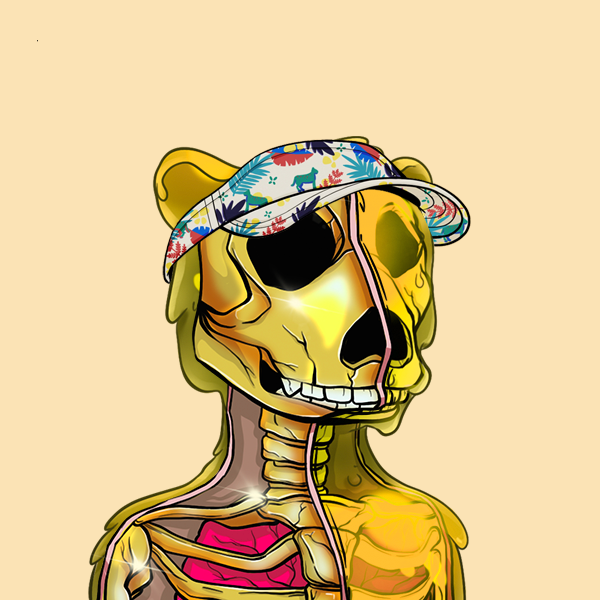 Zombie Okay Bear #3544