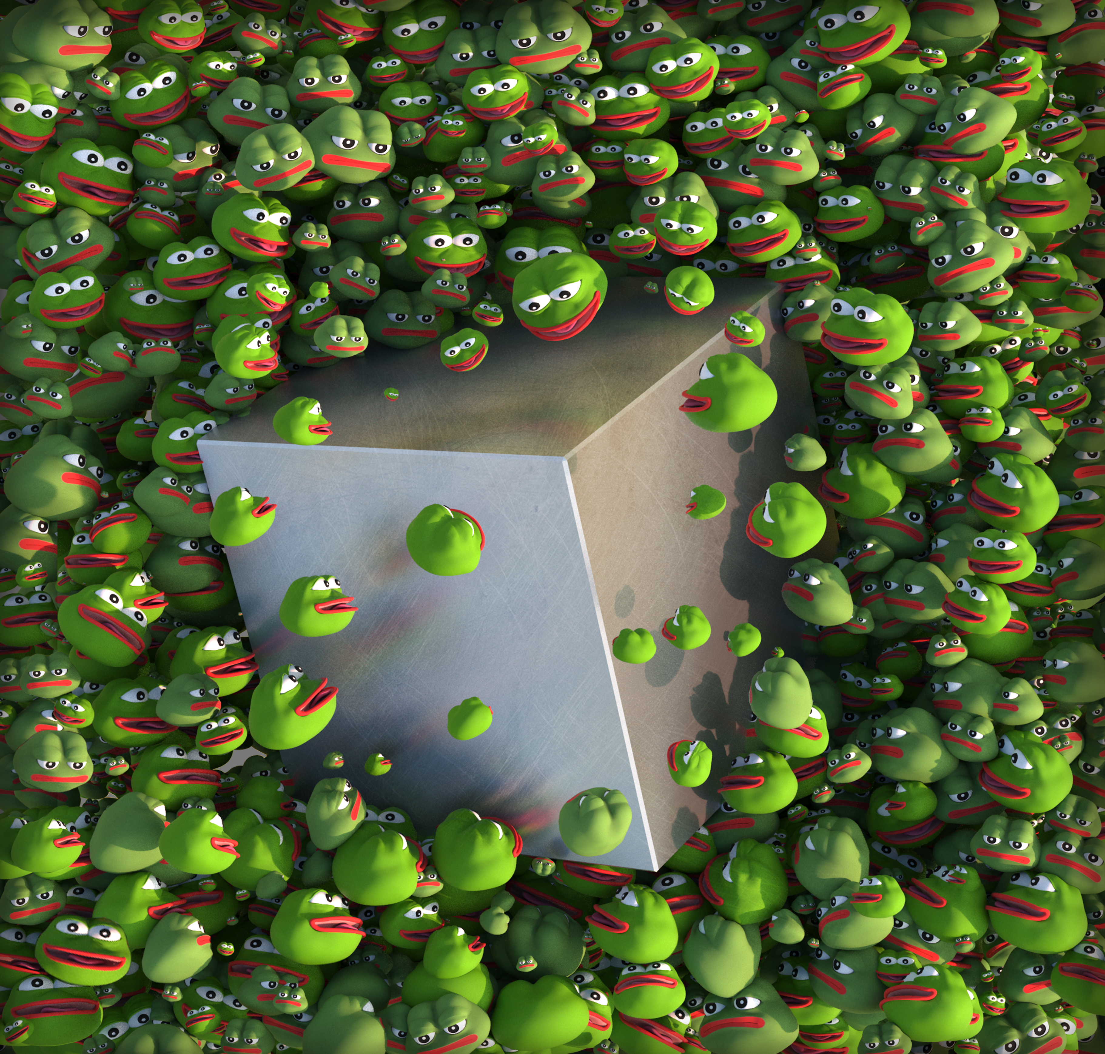 Like Finding a Cube in a Pepestack
