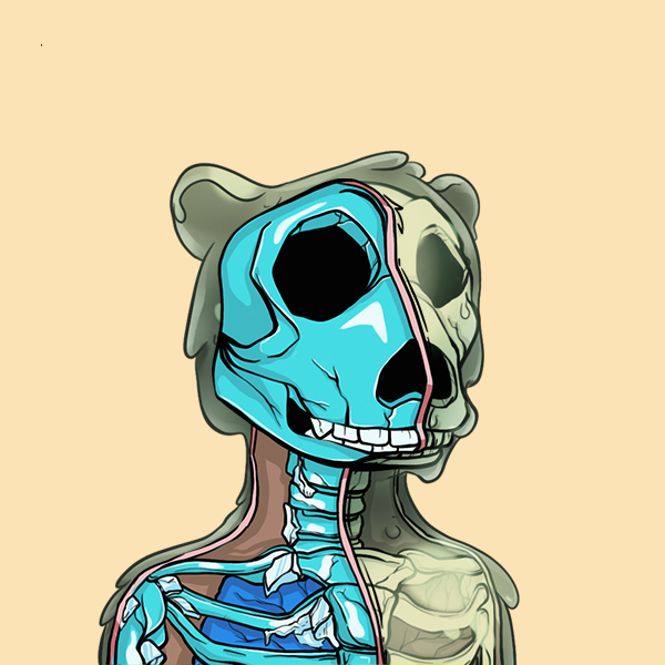 Zombie Okay Bear #3499